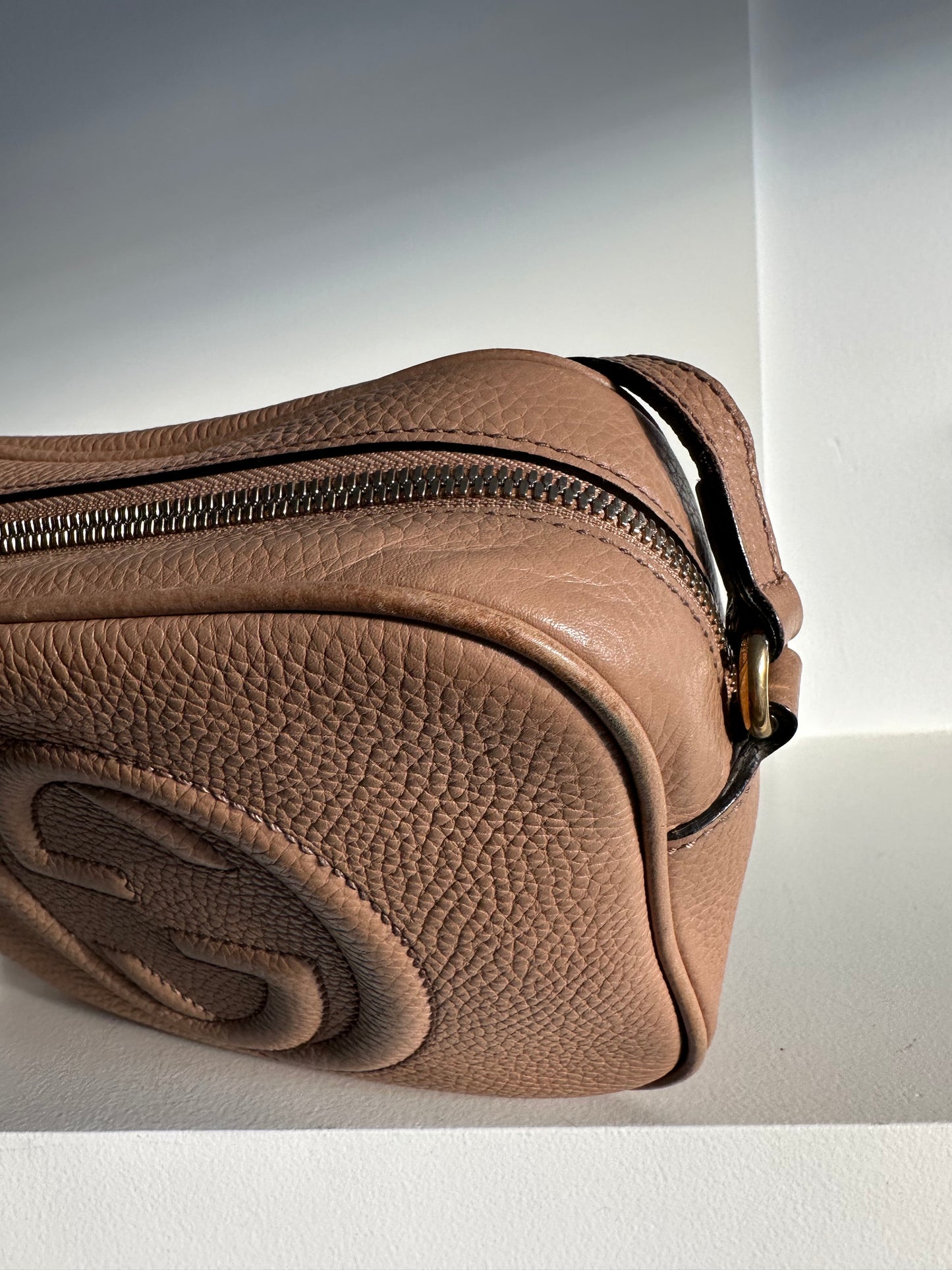 Gucci Soho Disco Bag, nude