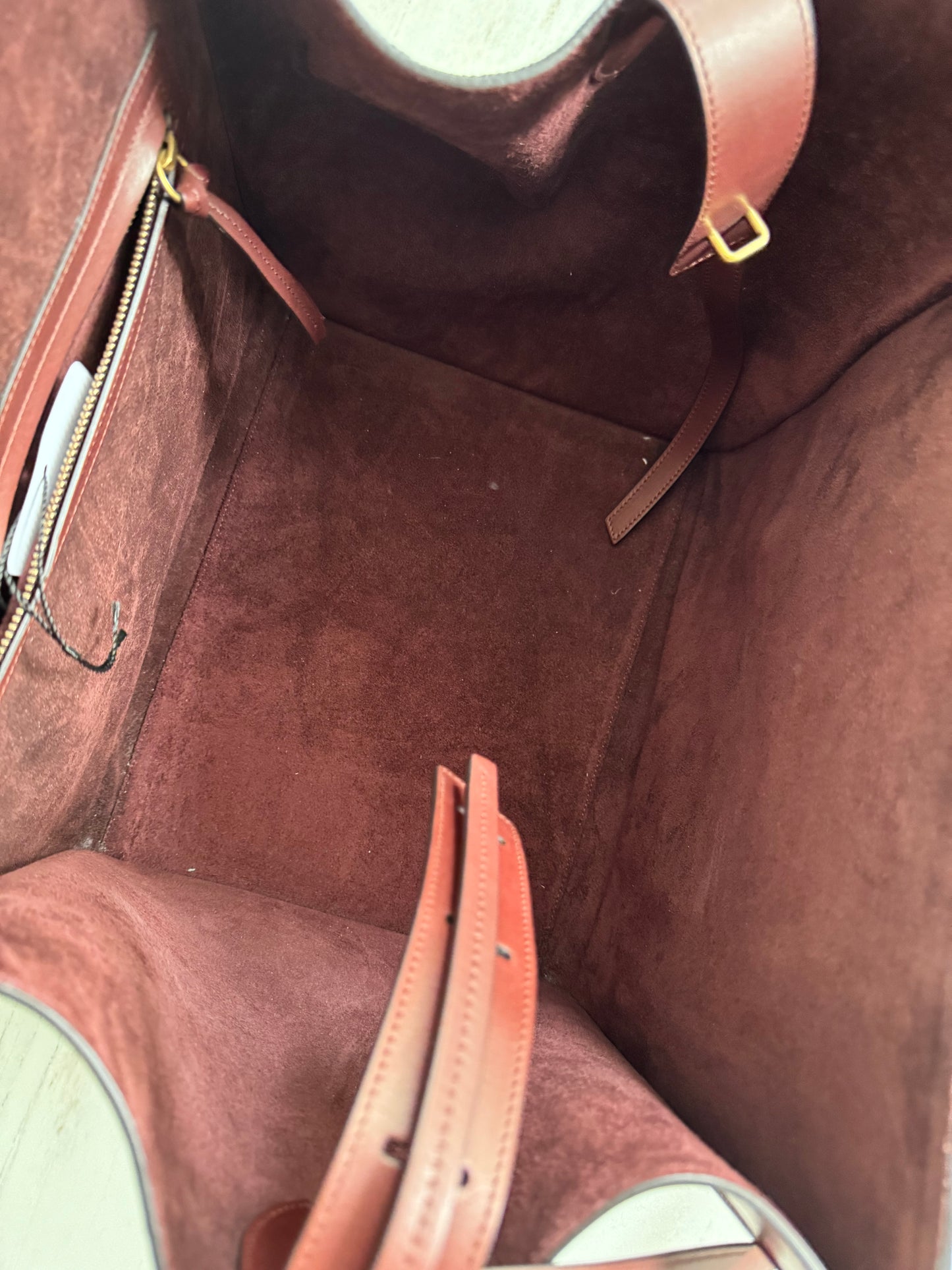 Celine medium phantom luggage bag, burgundy