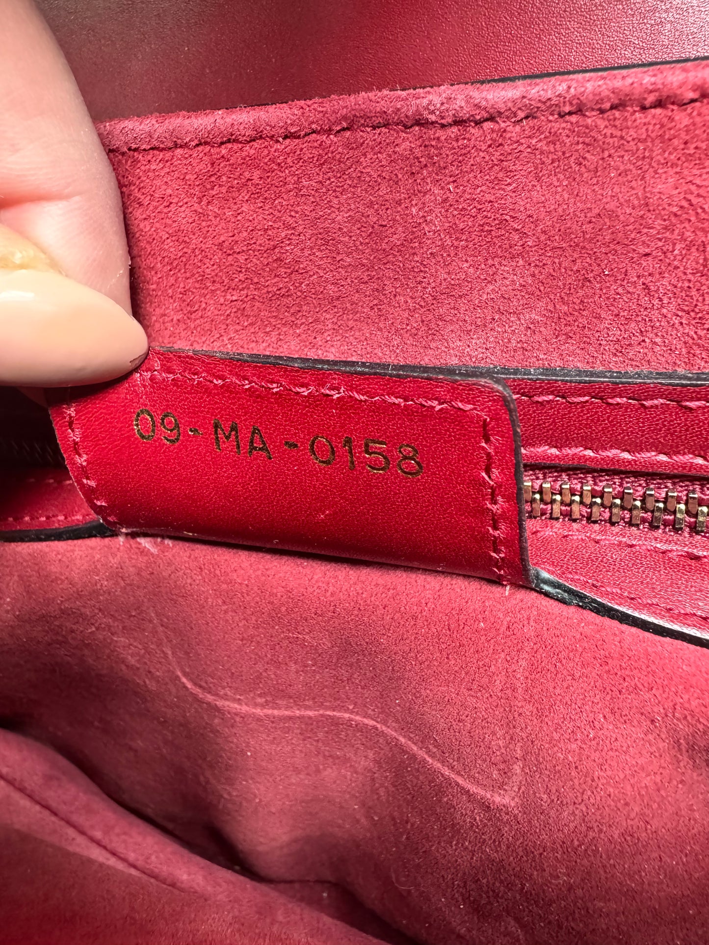 Christian Dior Medium Saddle Bag W Guitar Strap
