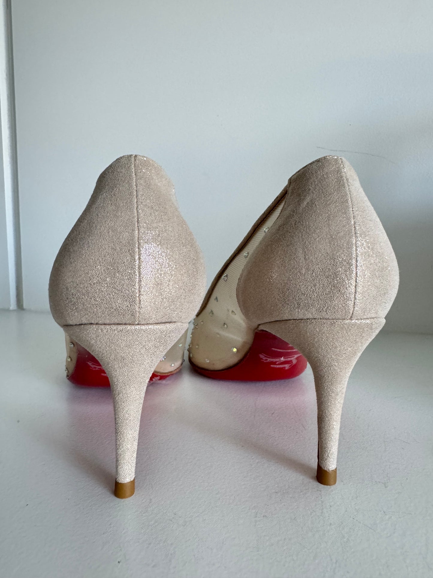 Christian Louboutin Red Sole Follies Strass Pumps