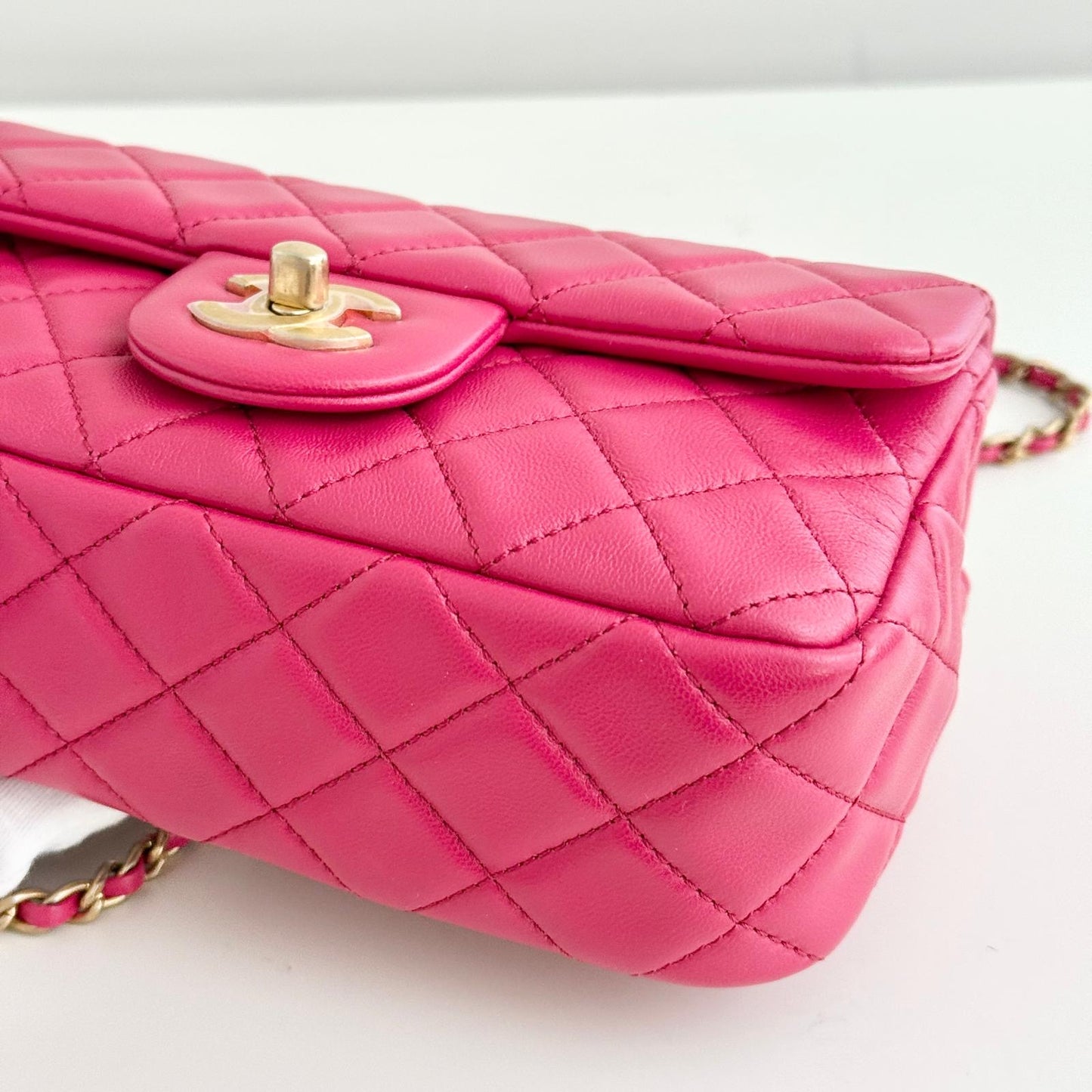Chanel mini rectangular pearl crush
