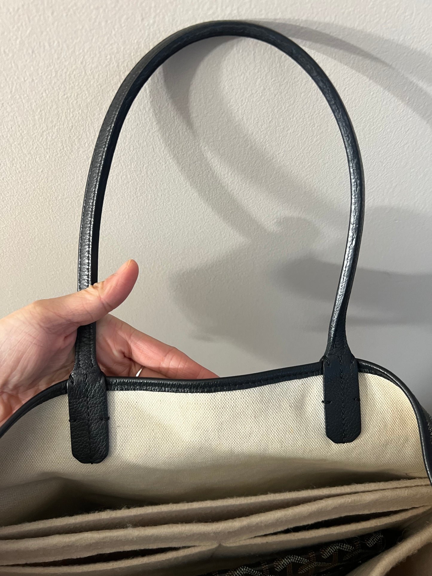 Goyard St. Louis PM tote black
