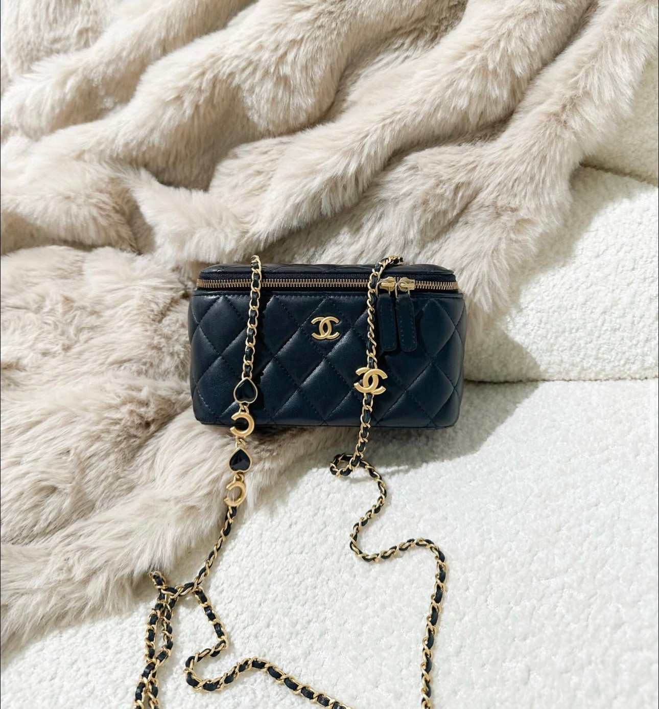 Chanel Long Vanity W/Coco Chain