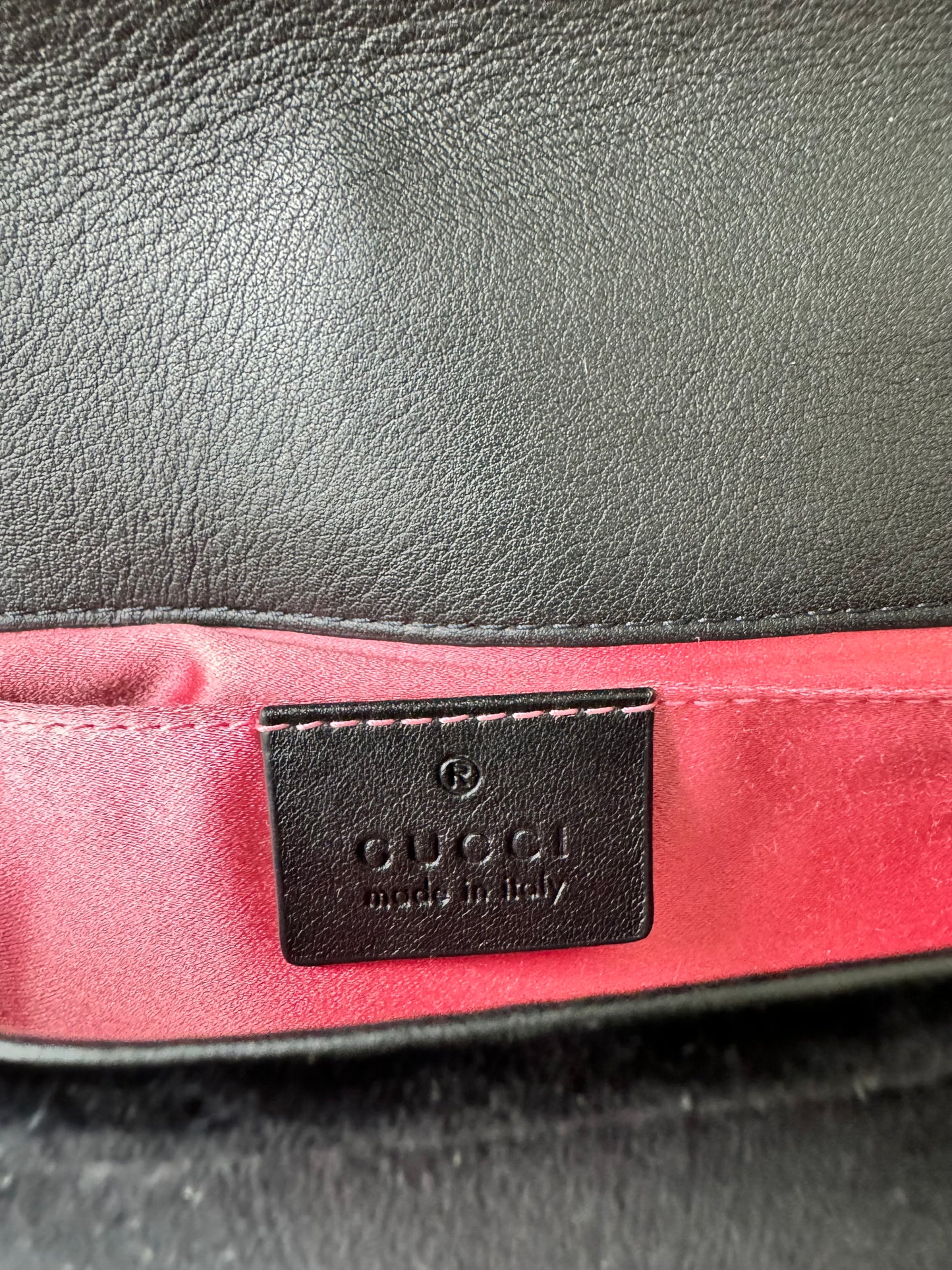 Gucci Mini Marmont Velvet Black