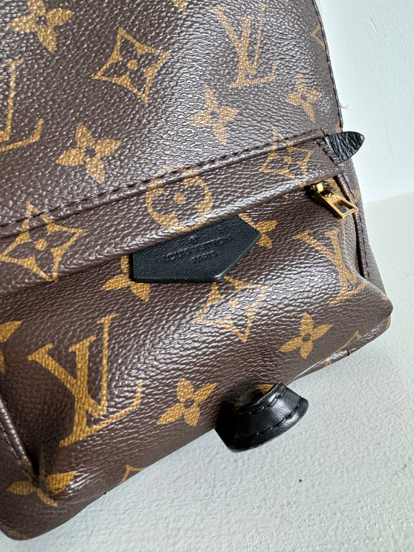 Louis vuitton mini palm springs backpack monogram