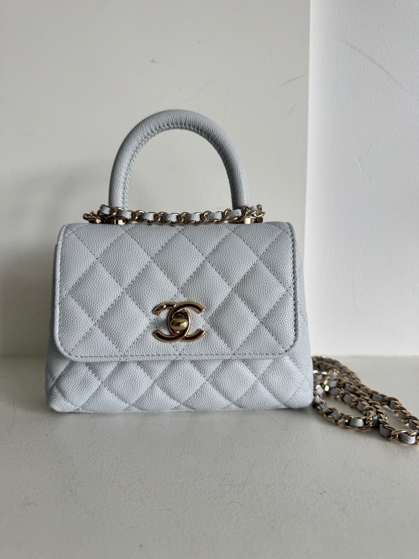 Chanel coco handle mini 24k bag