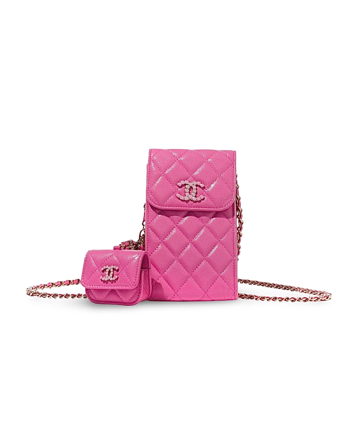 Chanel Phone Holder w/ Pouch