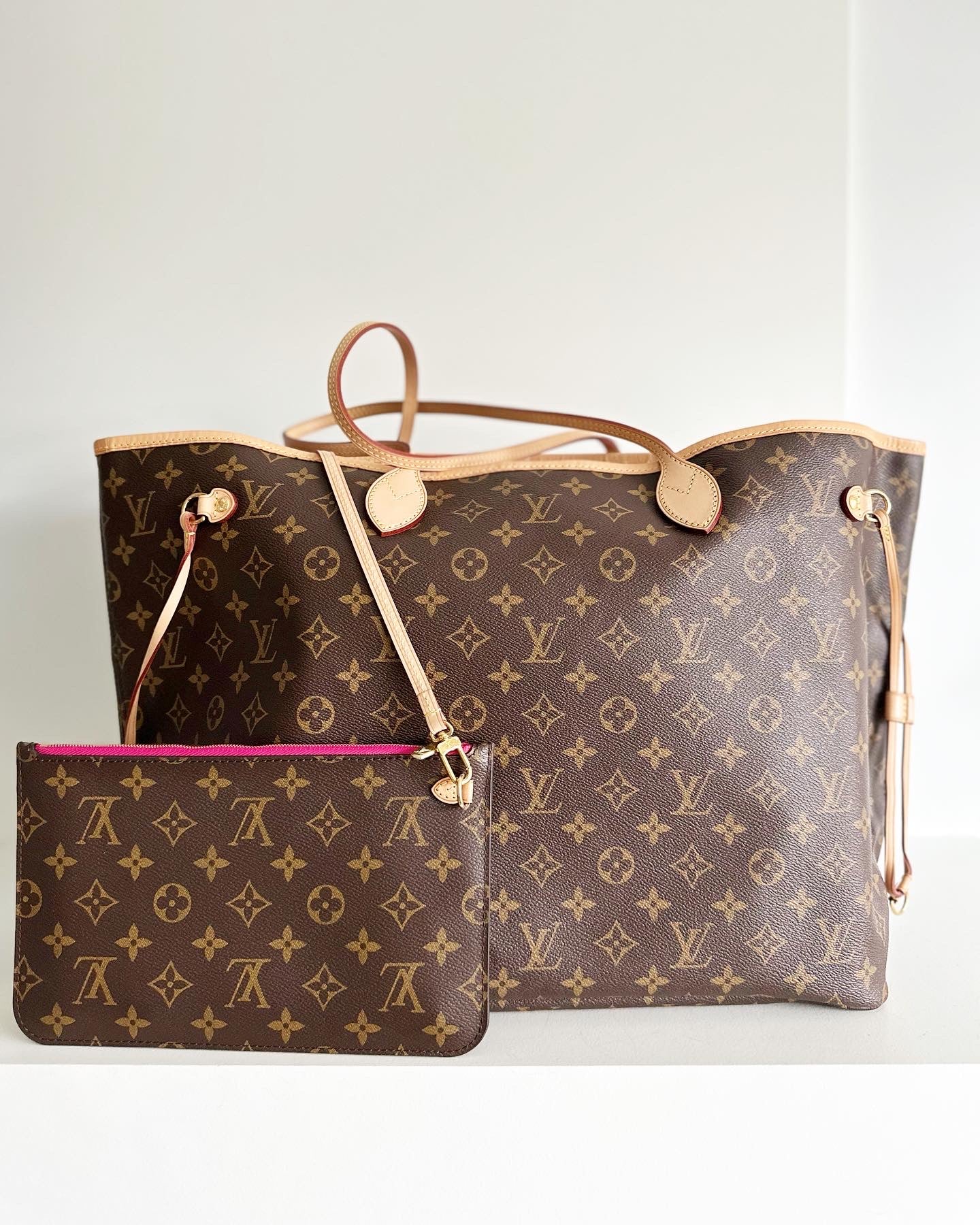 Louis Vuitton Neverfull GM monogram w/pouch