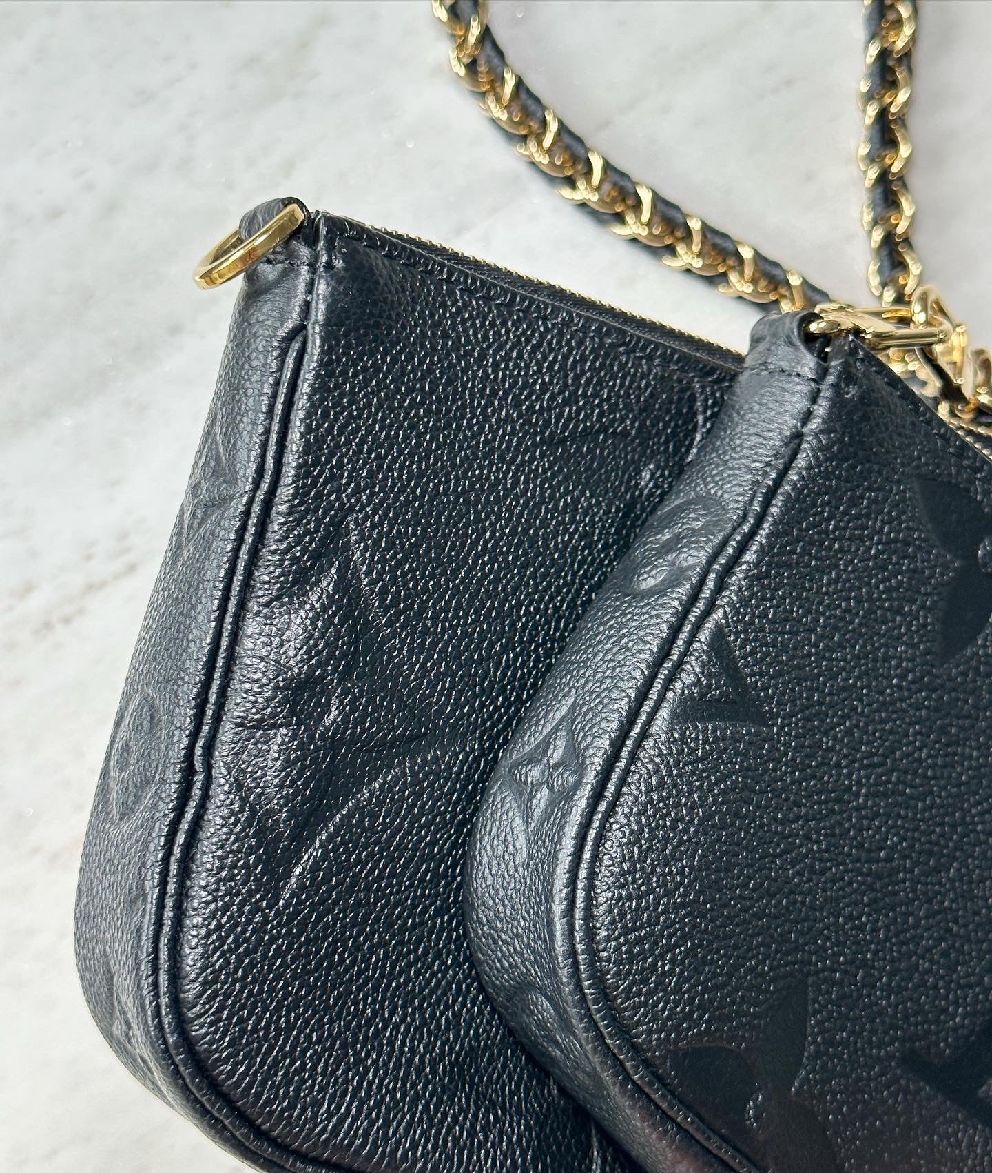 Louis Vuitton Multipochette Empriente Monogram, Black