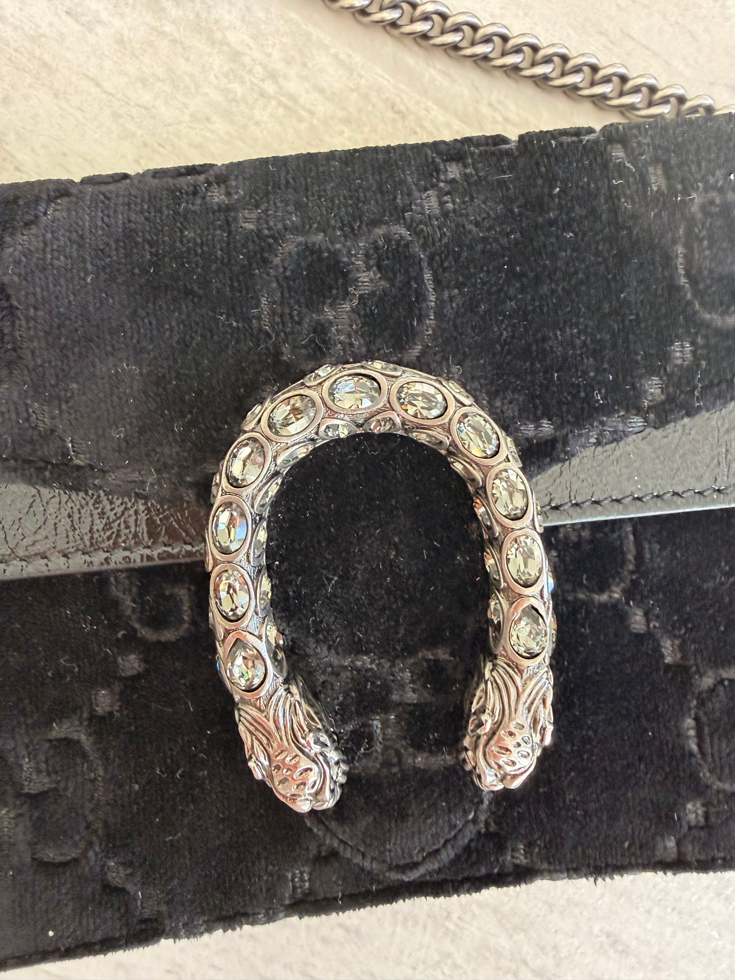 Gucci Super Mini Dionysus Velvet