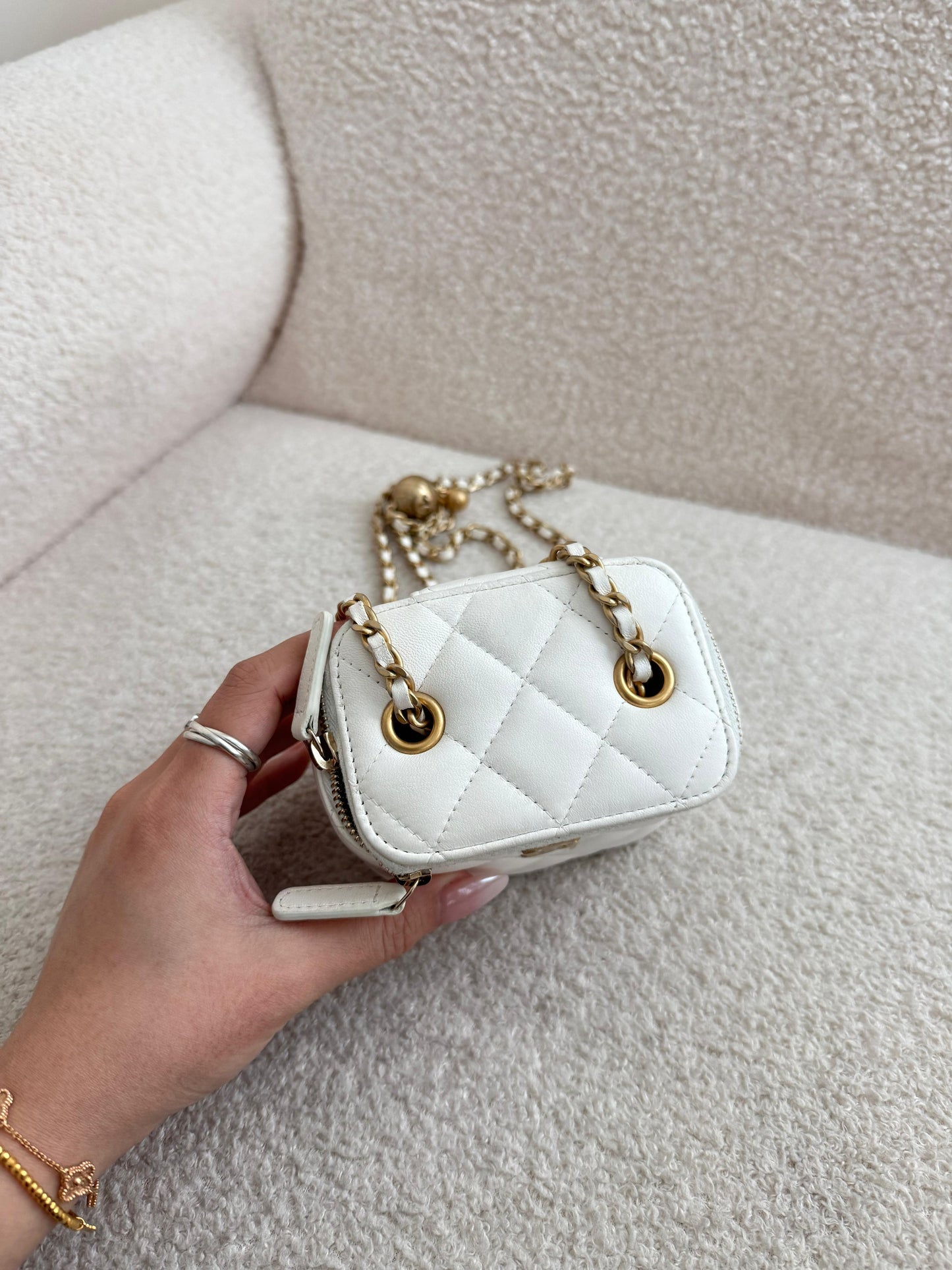 Chanel Mini Vanity Pearl Crush Bag