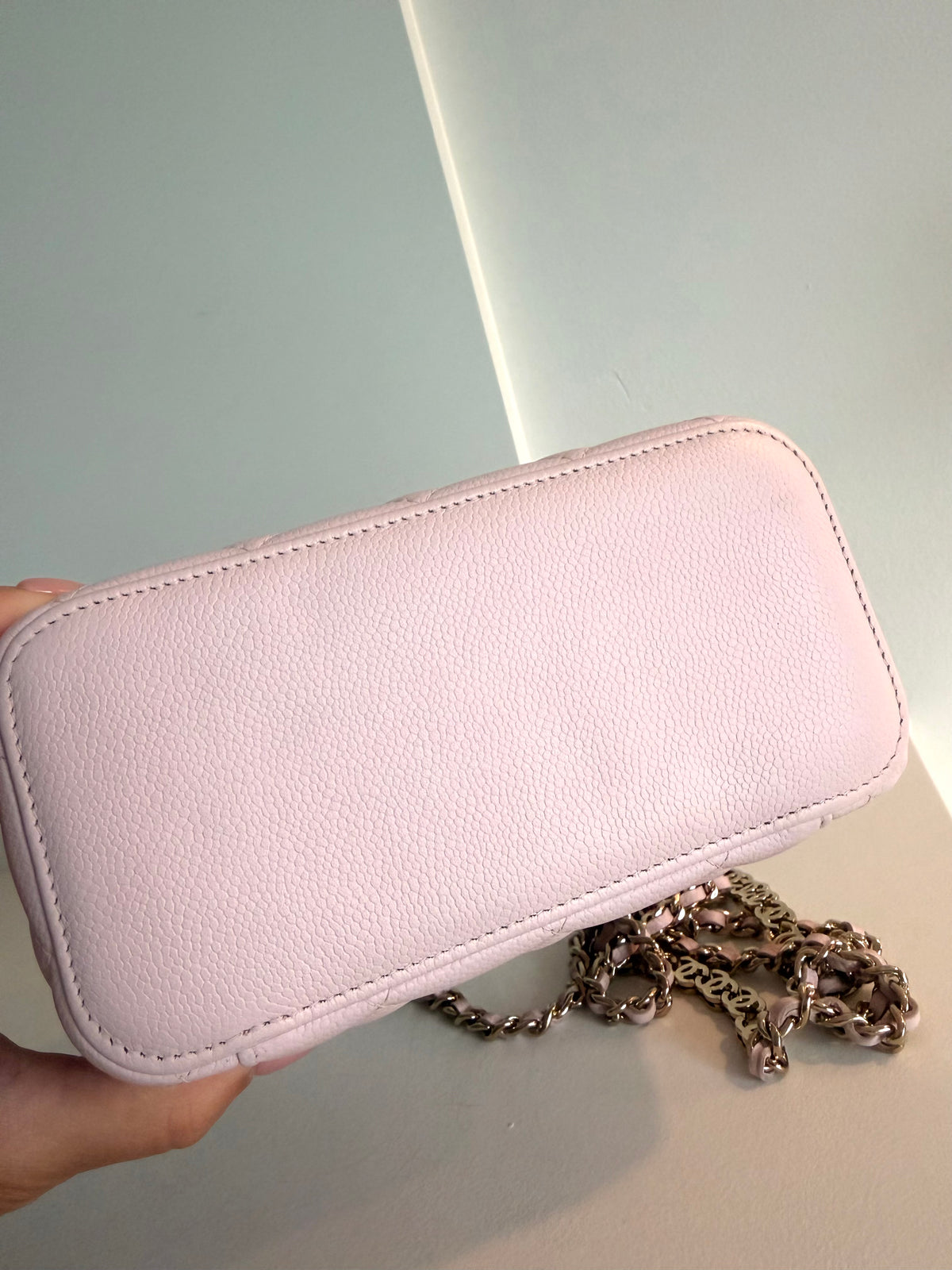 Chanel Vanity Case Bag With Chain