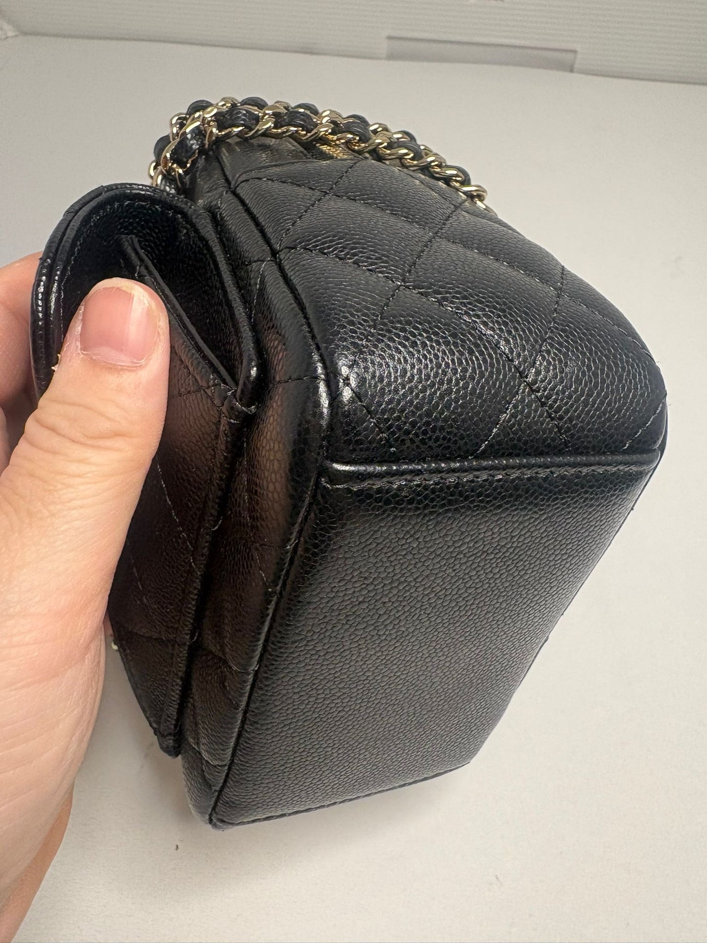 Chanel Caviar Quilted CC Mini Classic Backpack