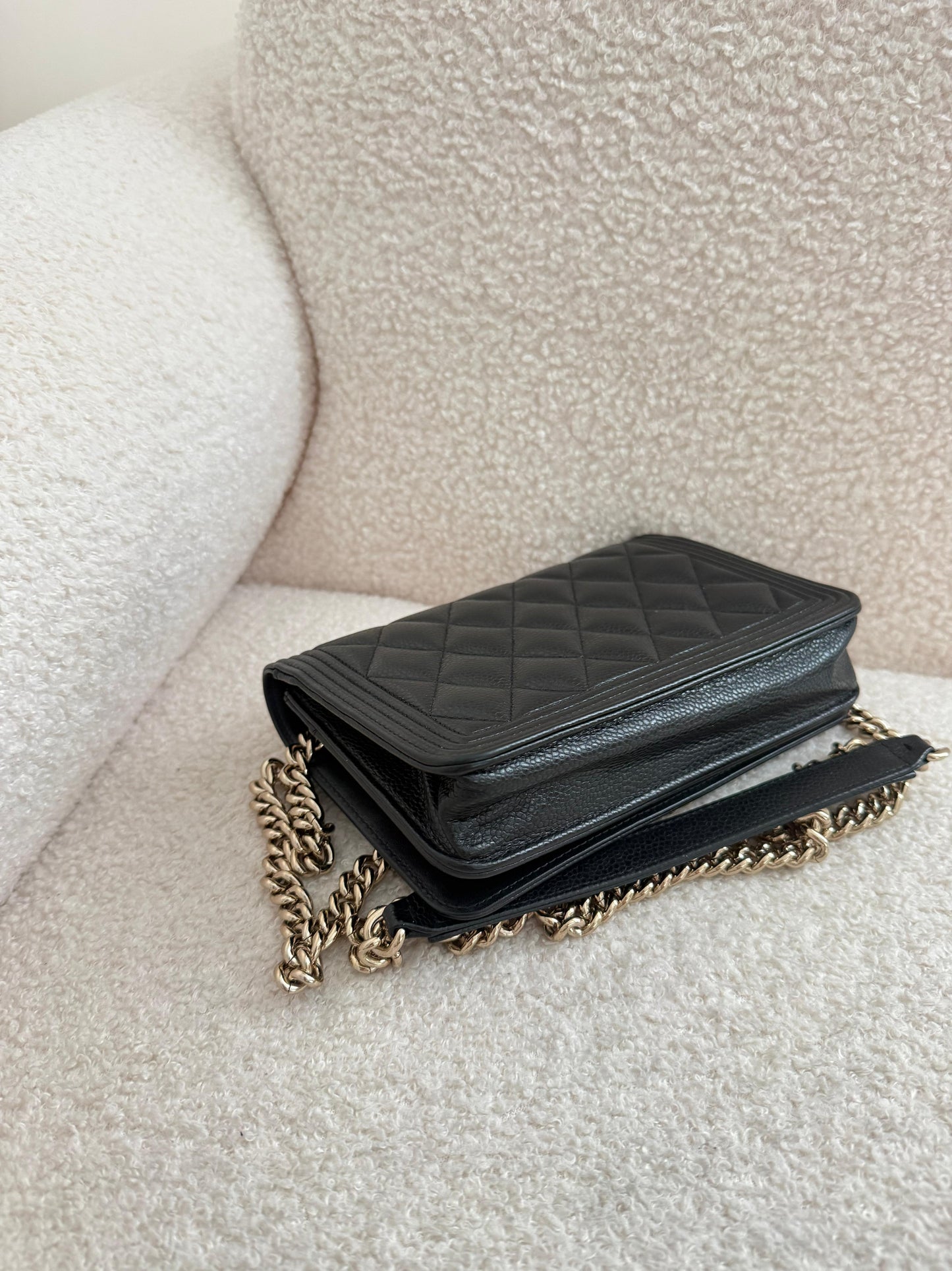Chanel Boy Wallet On Chain Bag