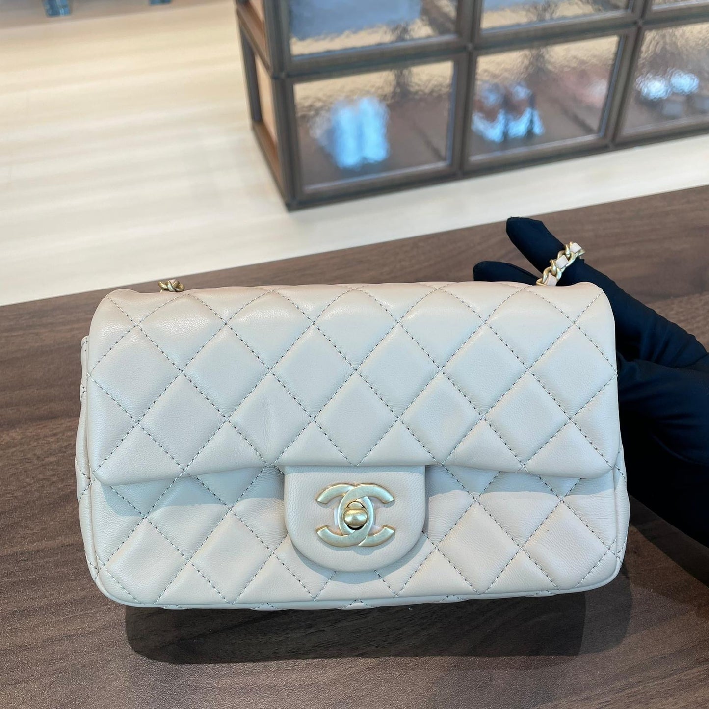 Chanel Mini Rectangular Pearl Crush Bag
