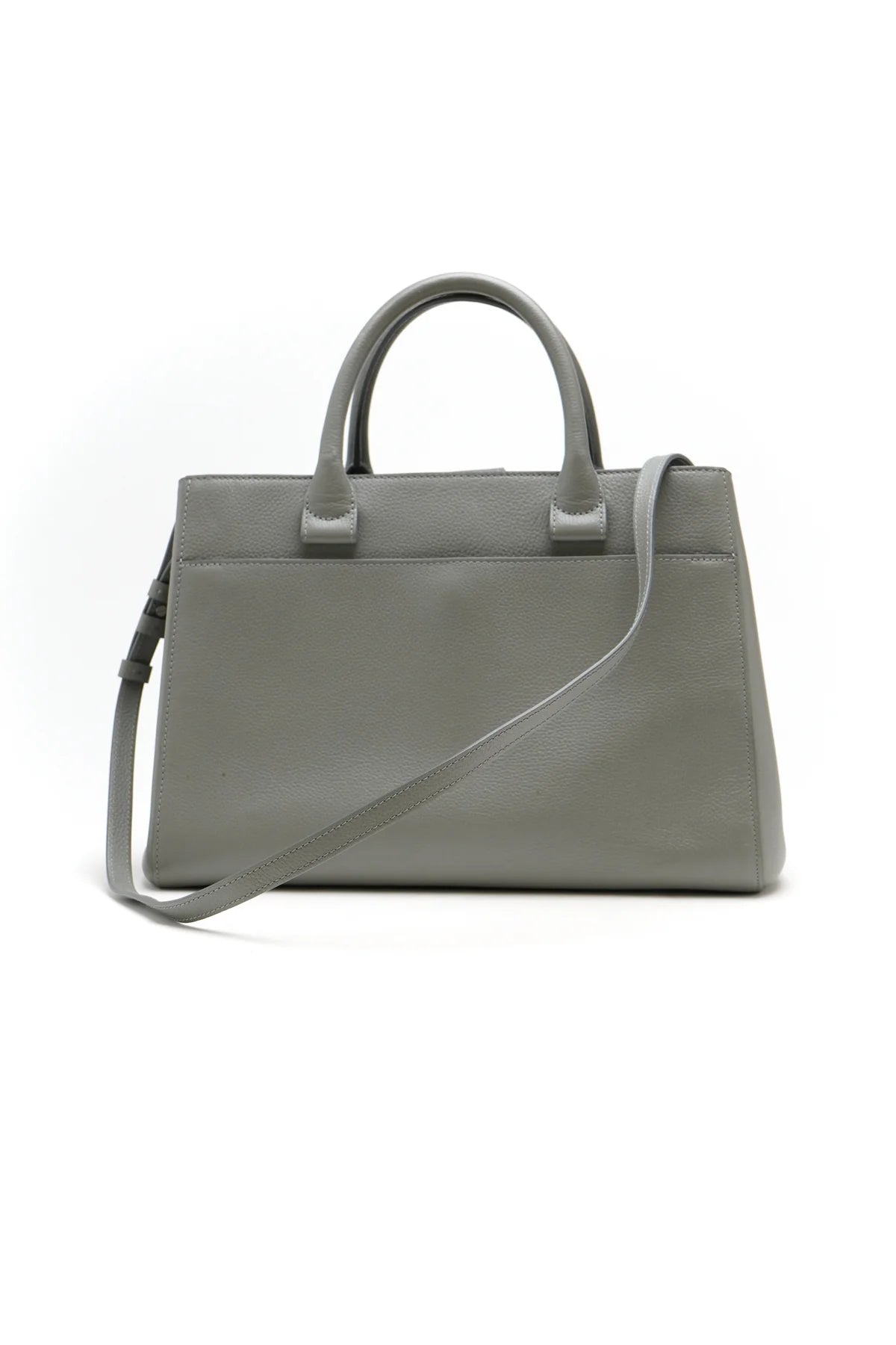 Chanel Grained Calfskin Small Neo Executive Shopper Tote Grey