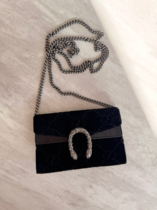 Gucci Super Mini Dionysus Velvet