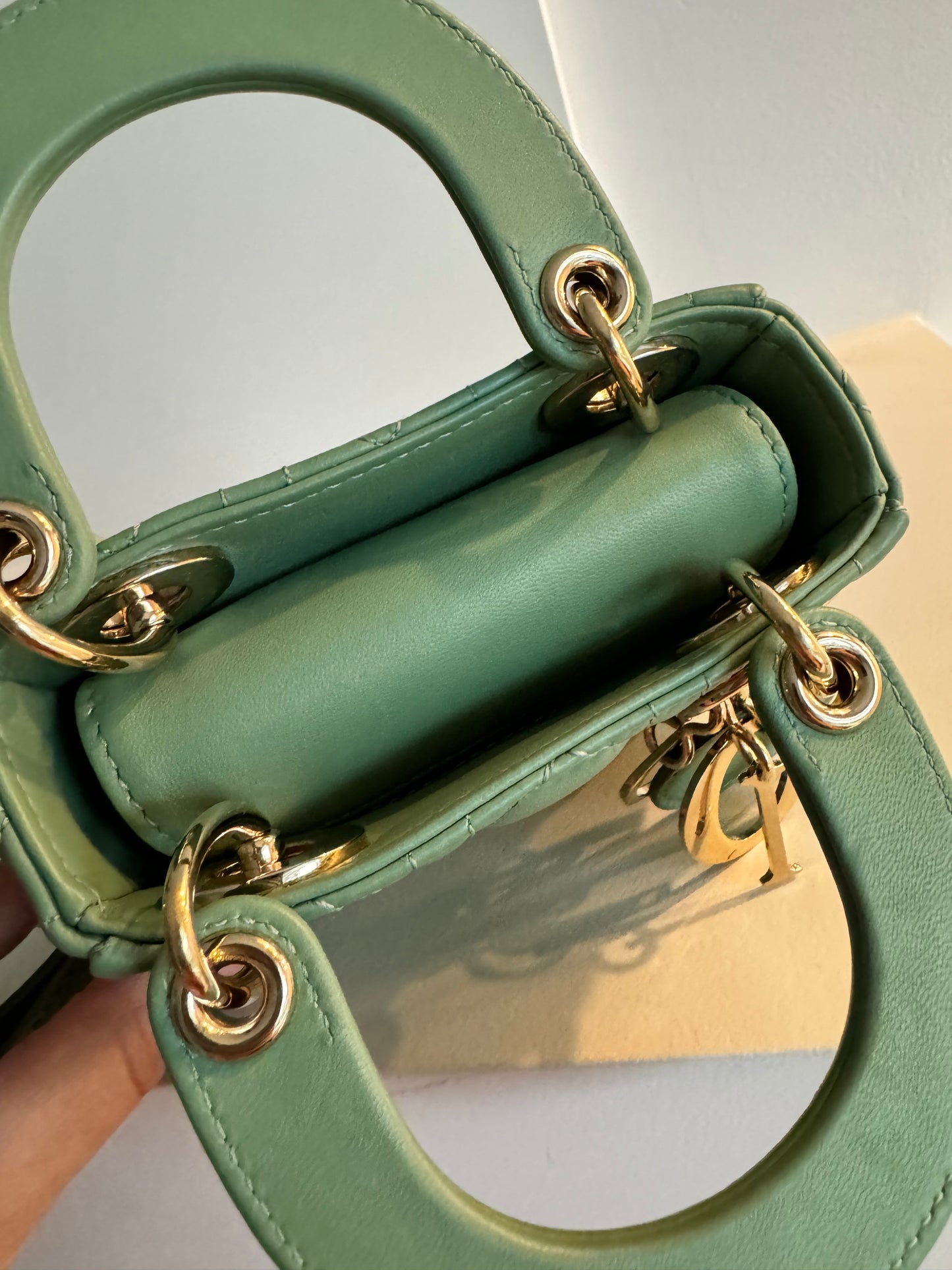 Christian Dior Lady Micro Bag , lmtd Edition Green