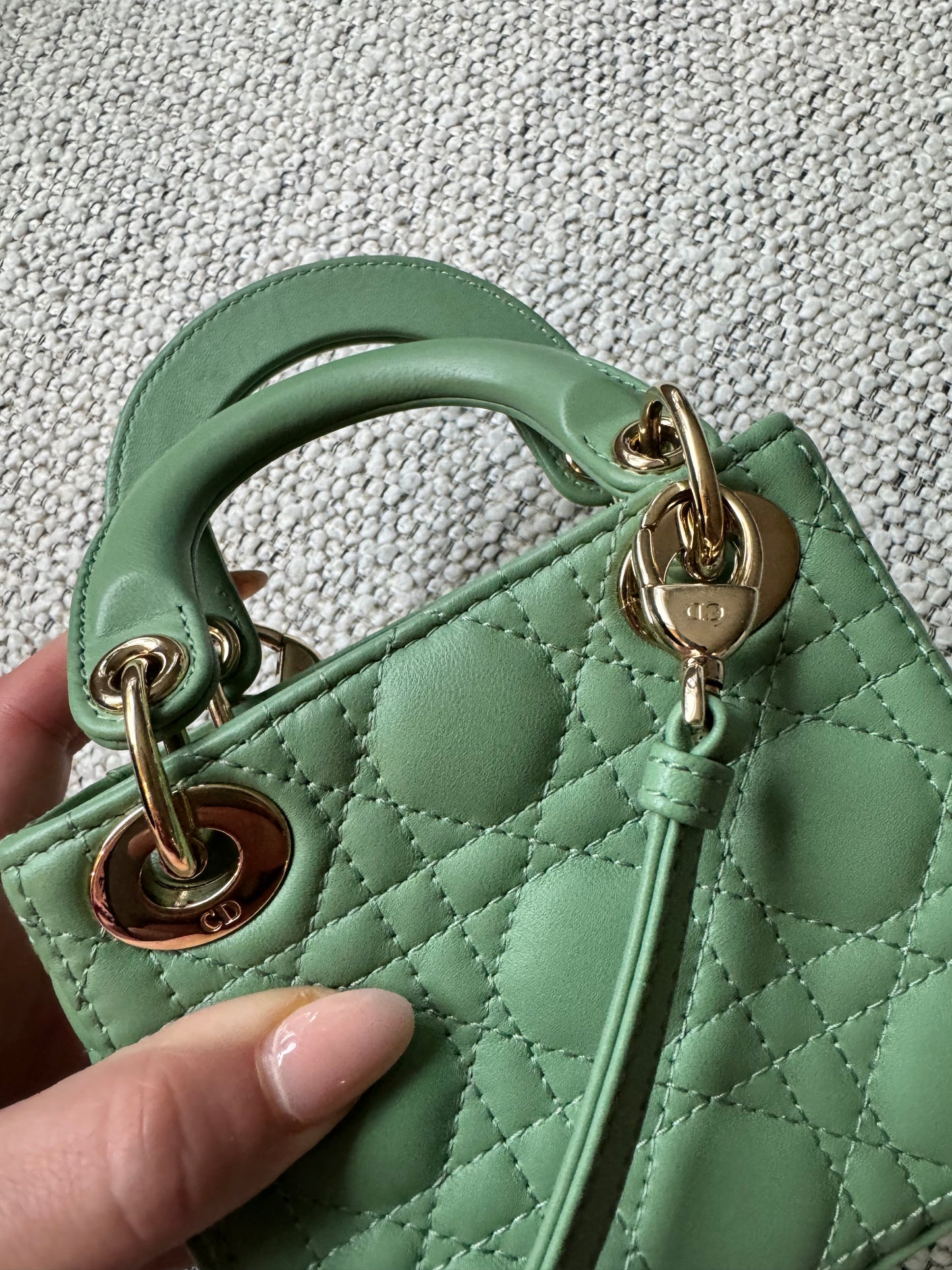 Christian Dior Lady Micro Bag , lmtd Edition Green