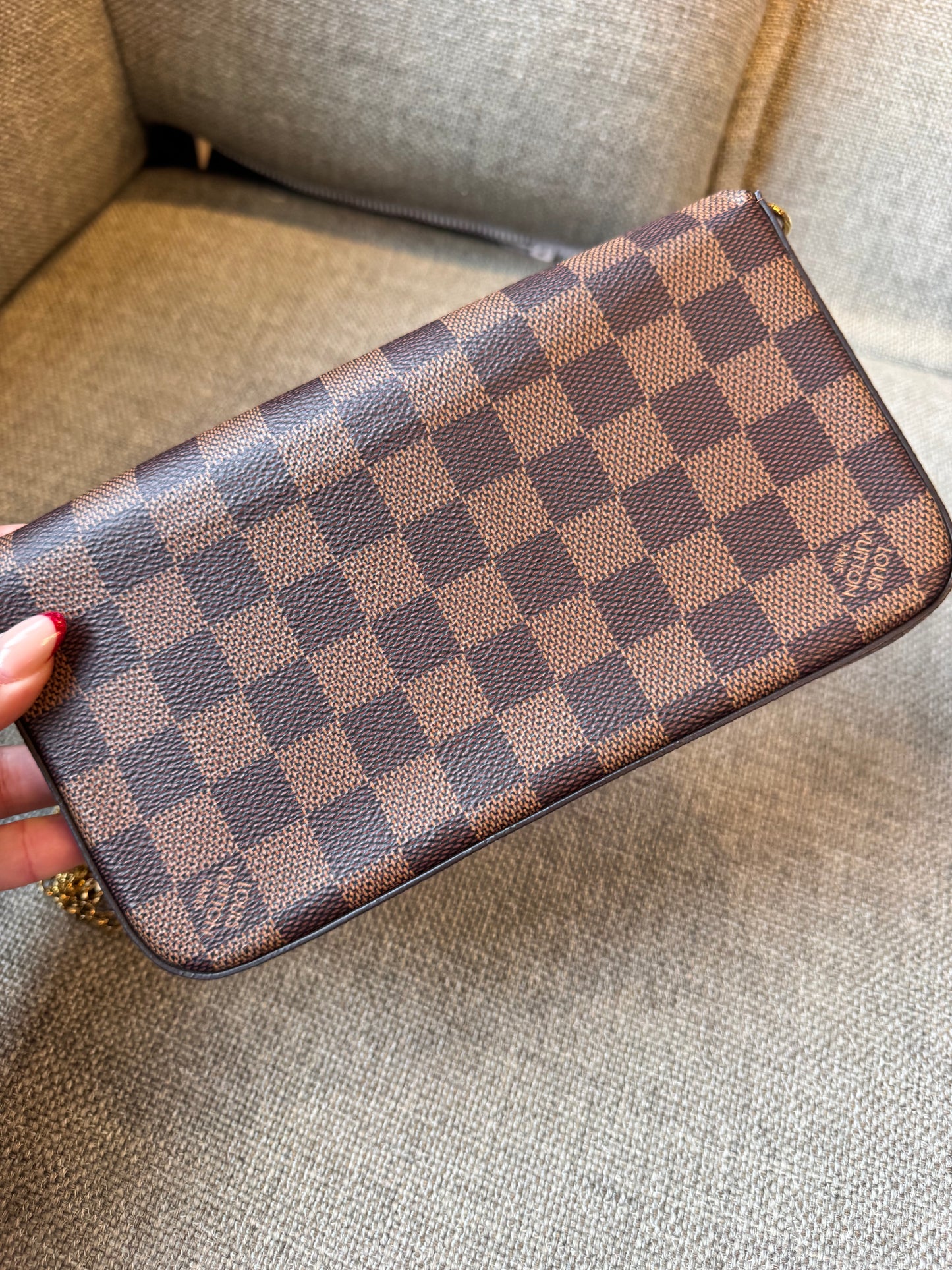 Louis Vuitton felicie pochette Ebene