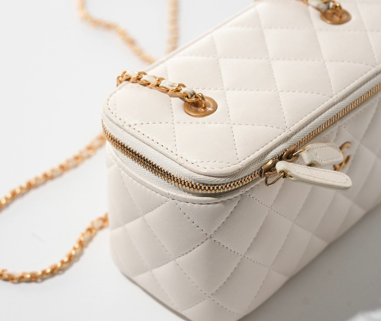 Chanel Long Vanity w/ Heart Chain