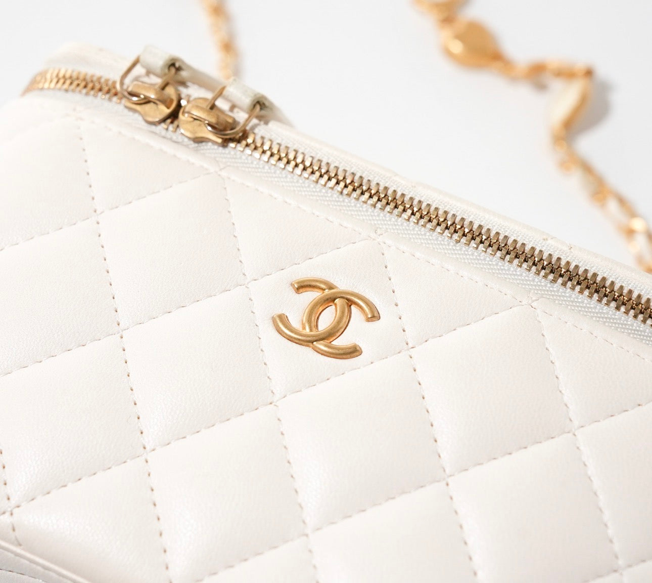 Chanel Long Vanity w/ Heart Chain