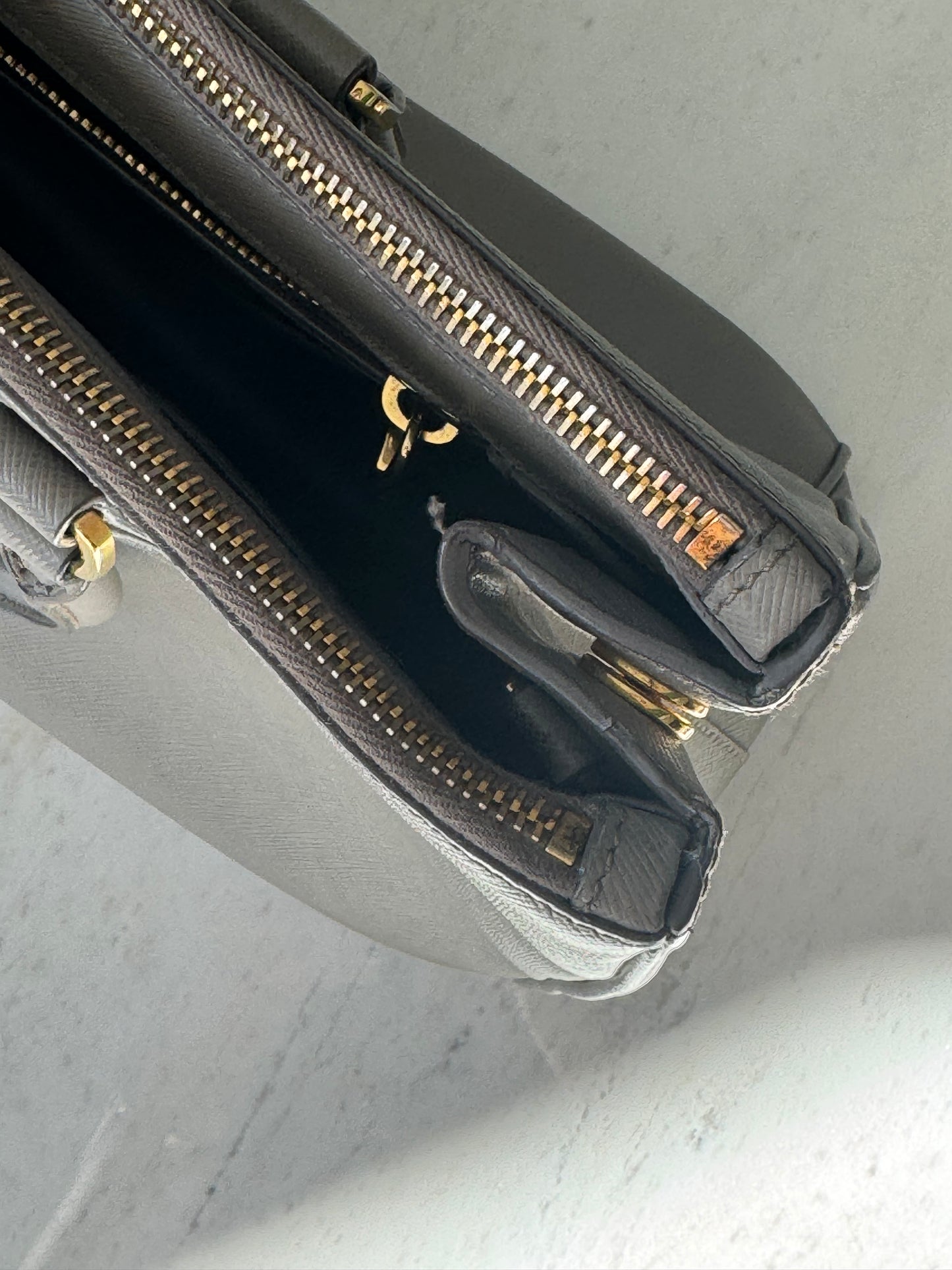 Prada Saffiano galleria tote, gray