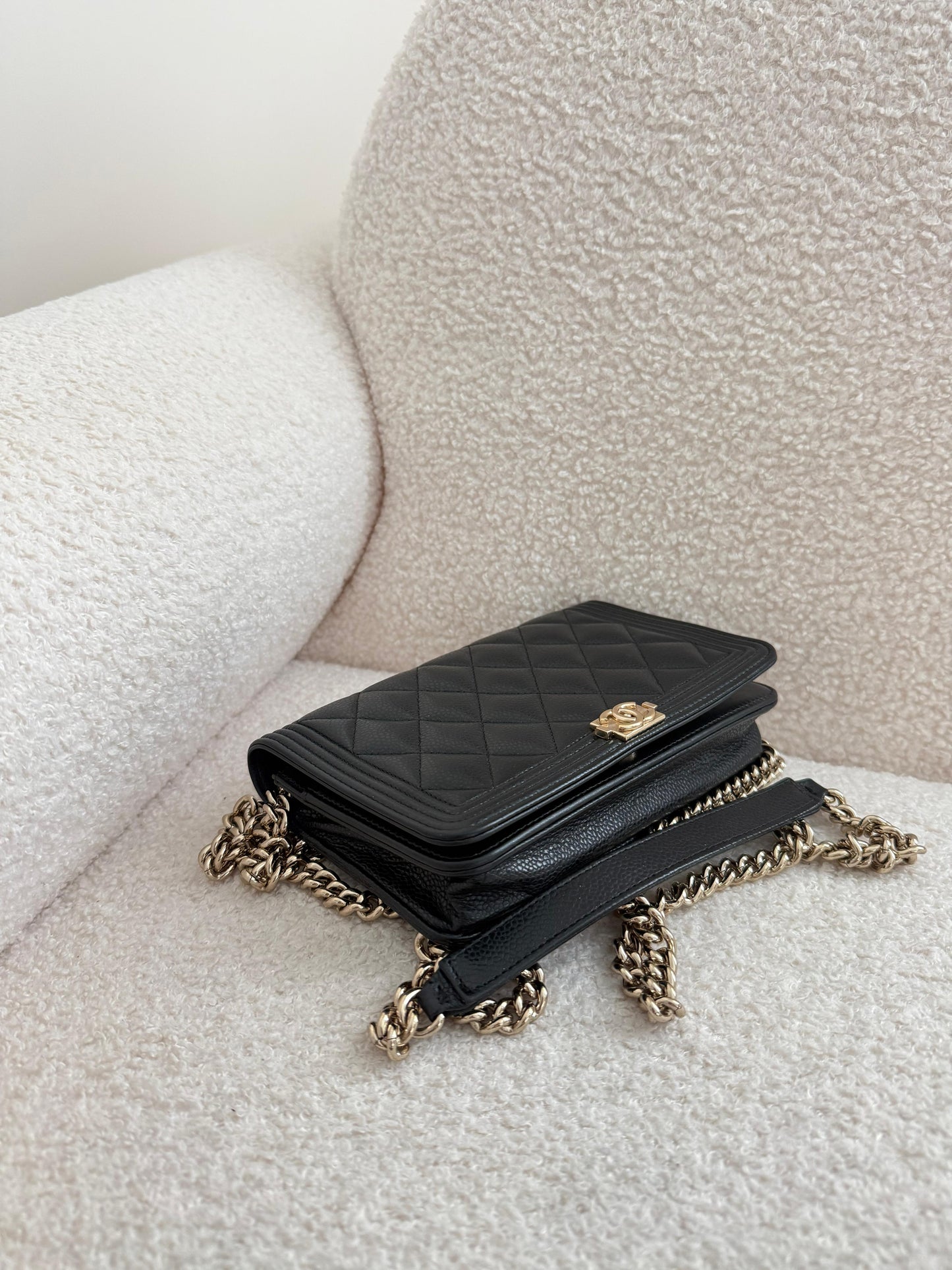 Chanel Boy Wallet On Chain Bag