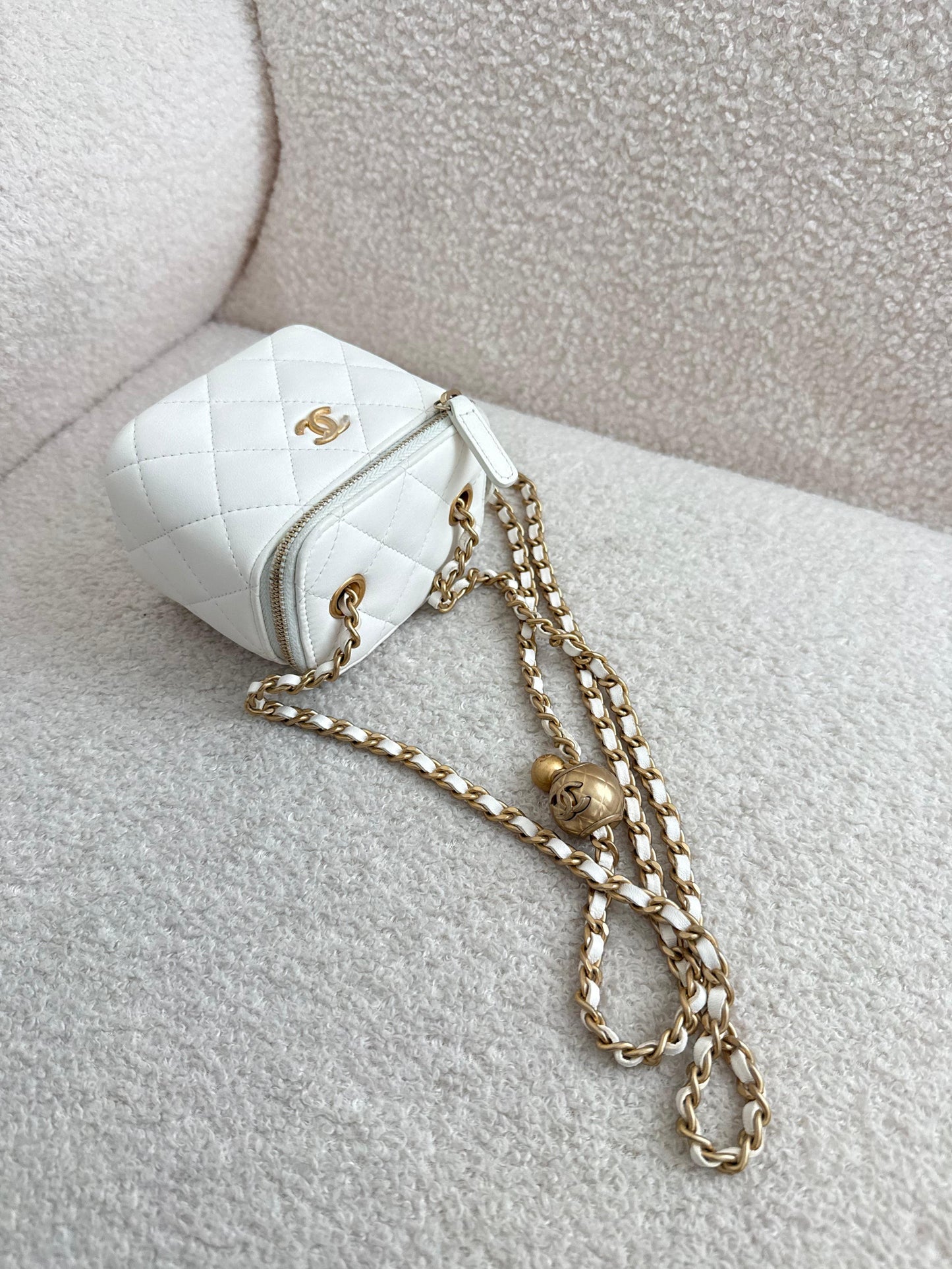 Chanel Mini Vanity Pearl Crush Bag