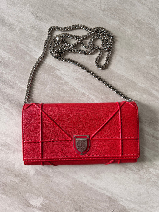 Christian Dior Diorama Wallet On Chain