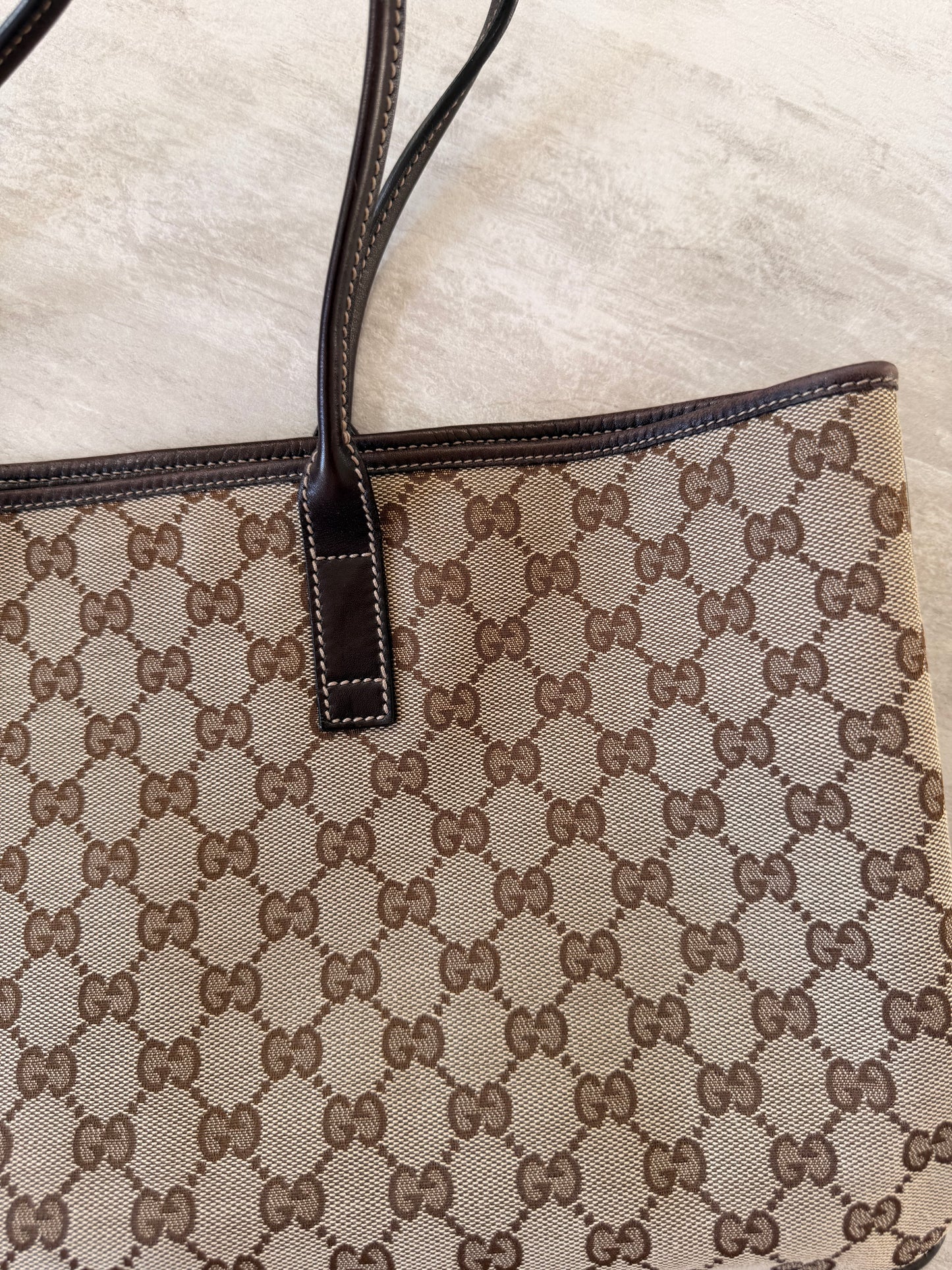 Gucci GG Canvas Britt Tote