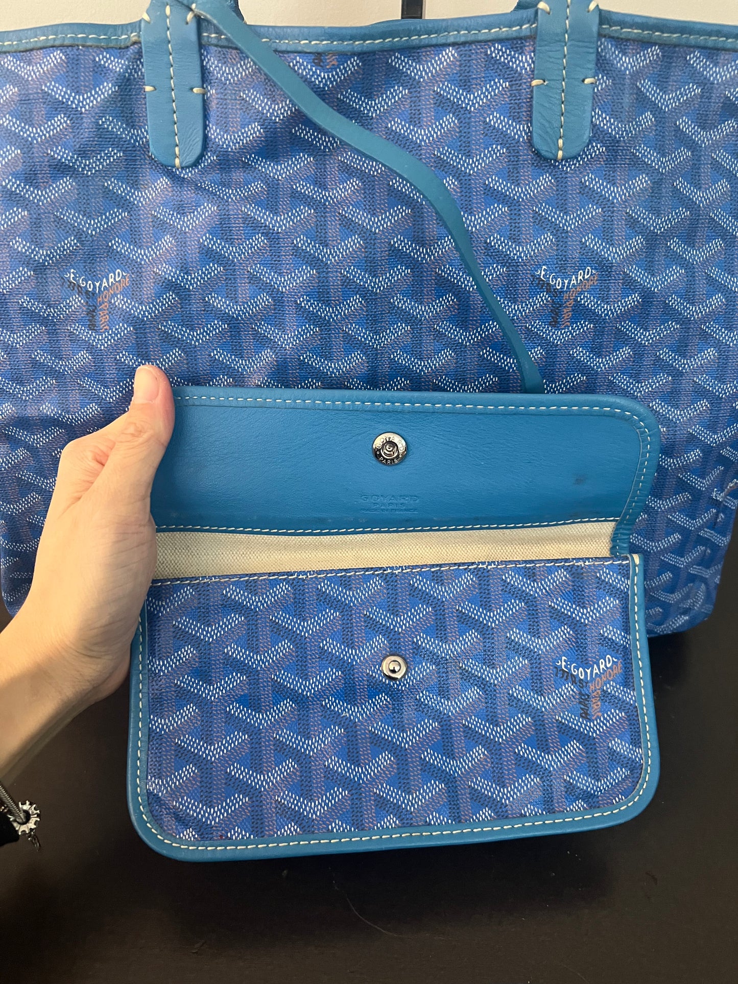 Goyard St. Louis PM bag, blue