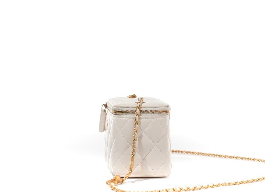 Chanel Long Vanity w/ Heart Chain