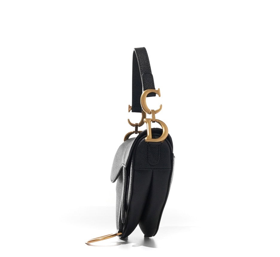 Christian Dior Mini Saddle Bag w/ Strap