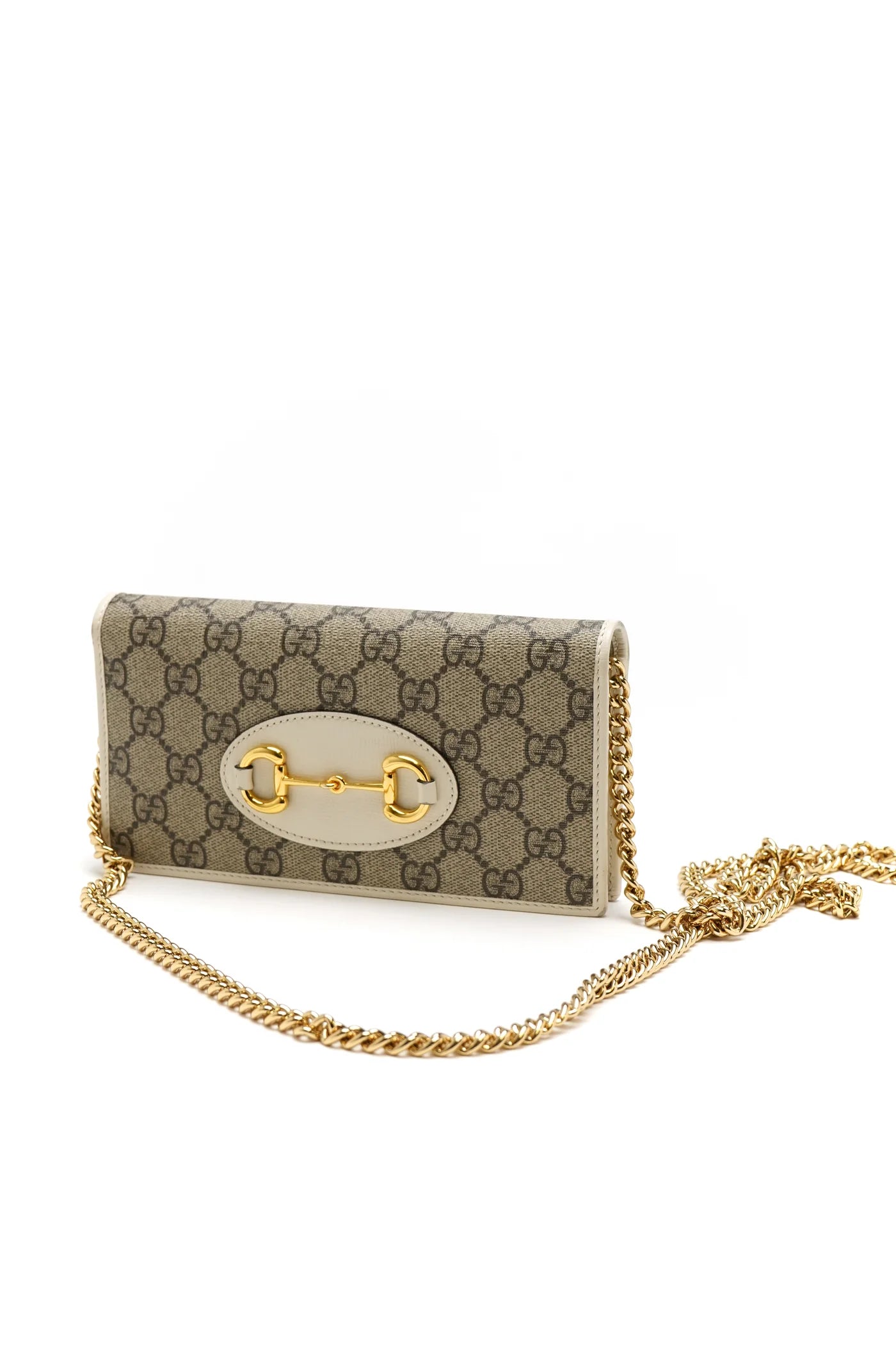 Gucci GG Supreme Horsebit 1955 Wallet on Chain