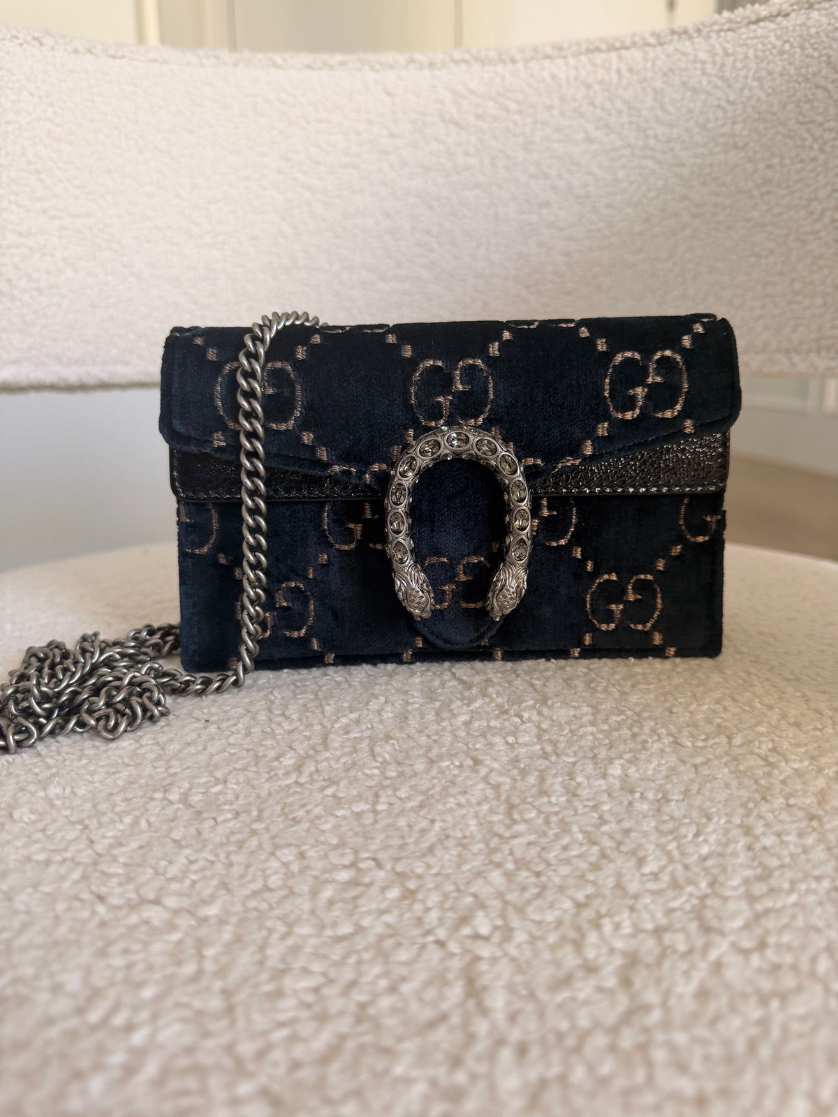 Gucci Super Mini Dionysus Velvet