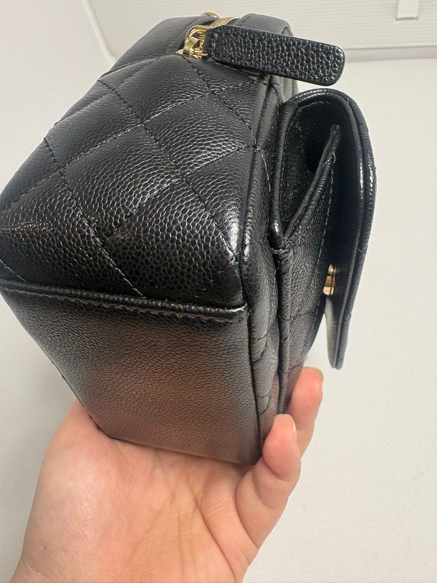 Chanel Caviar Quilted CC Mini Classic Backpack