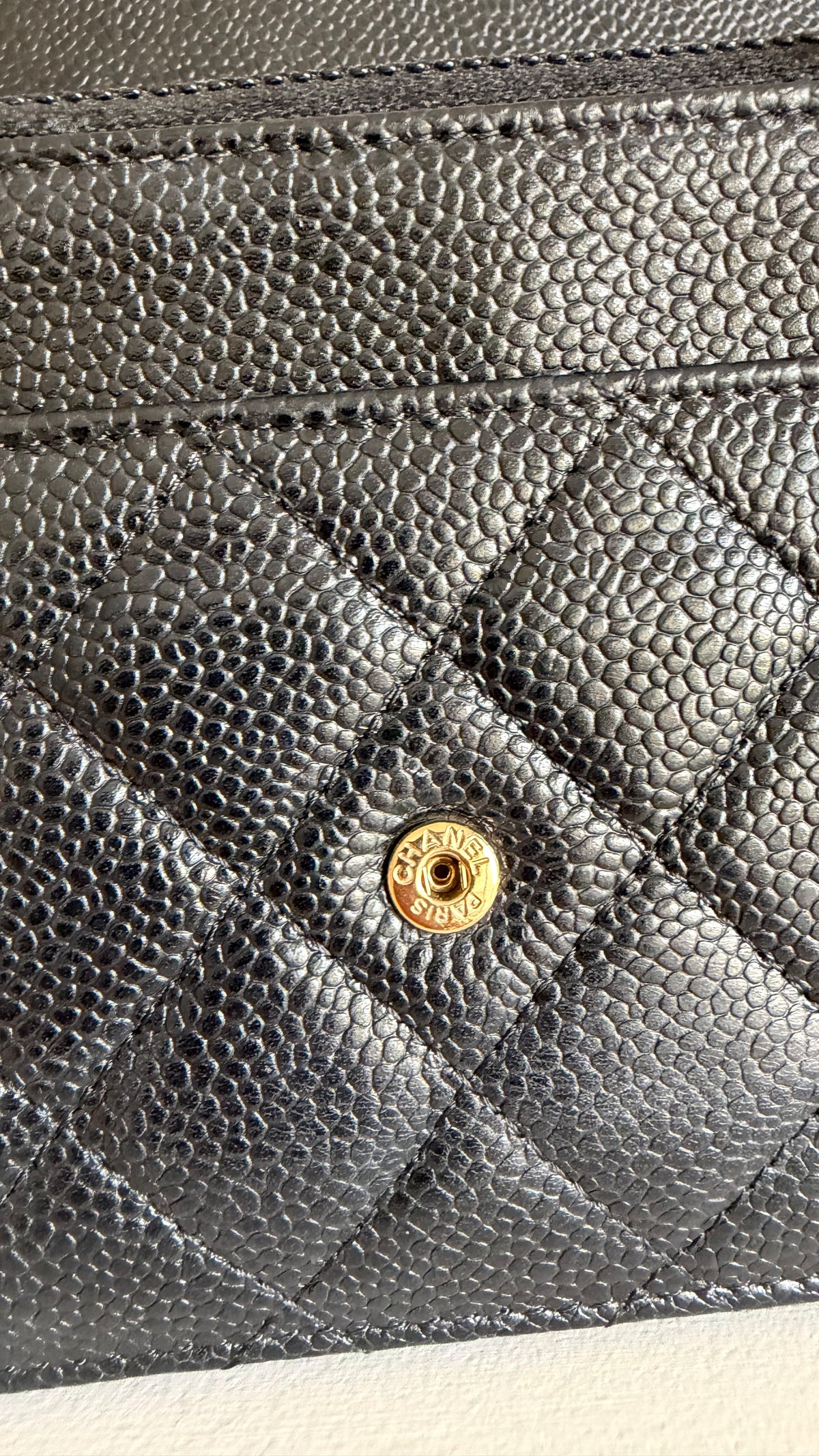 Chanel Quilted Wallet On Chain