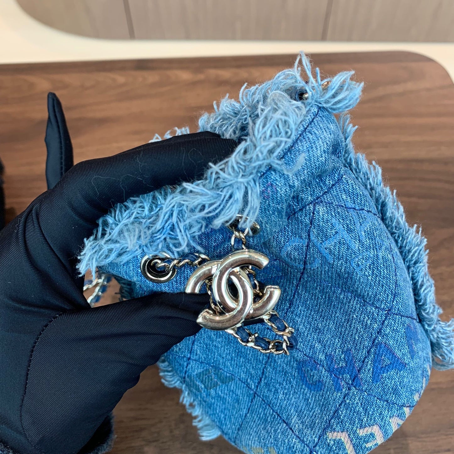 Chanel Mini Denim Mood Bucket bag