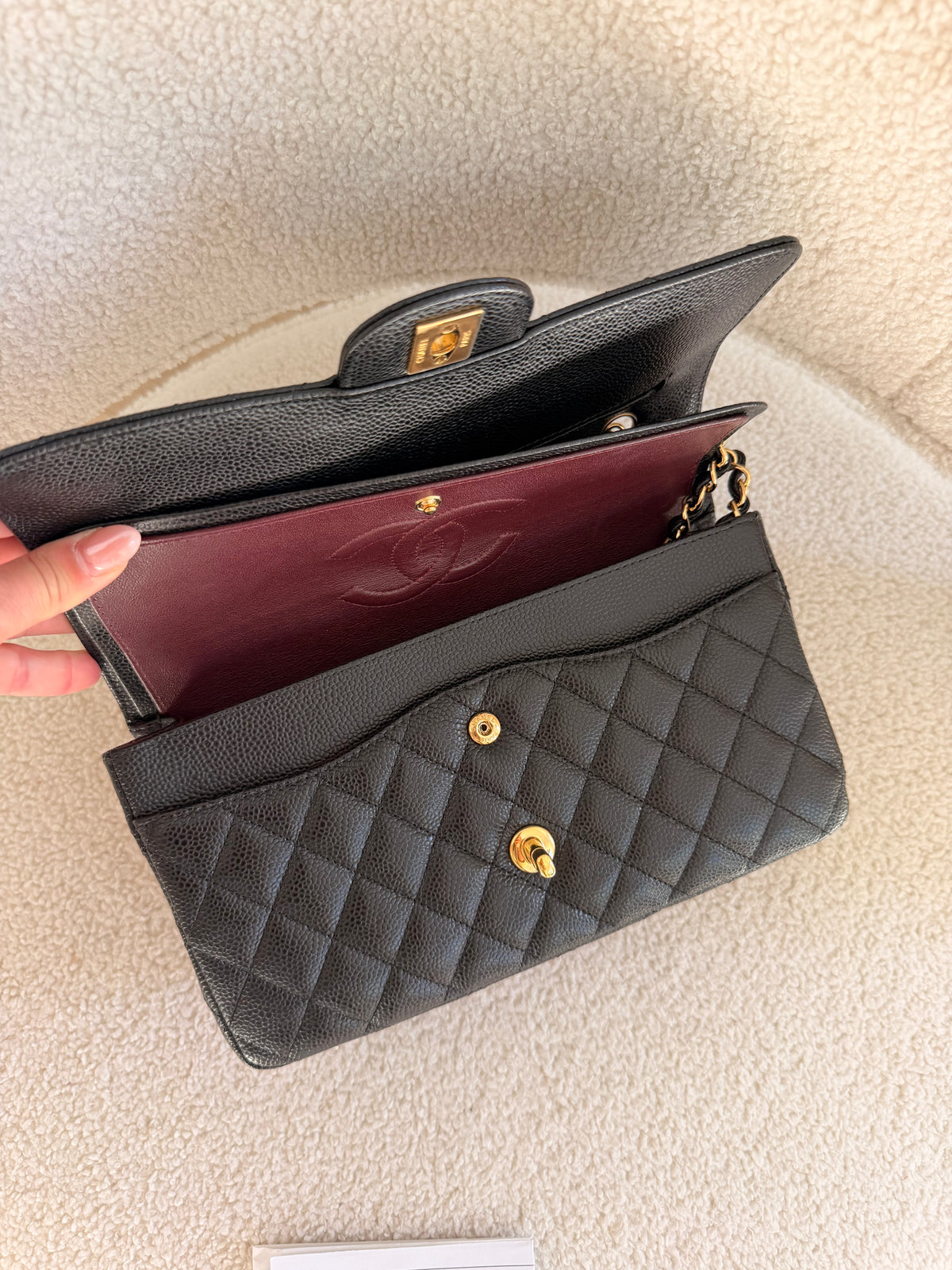 Chanel Medium DF Classic Black