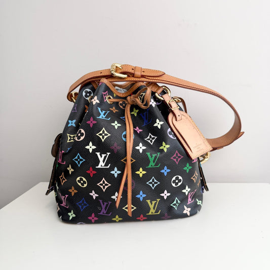 Louis Vuitton x Takashi Murakami Monogram Multicolore Petit Noé