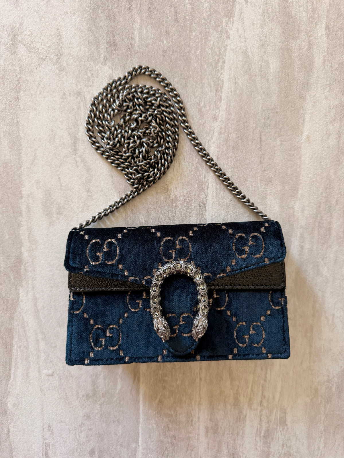 Gucci Super Mini Dionysus Velvet