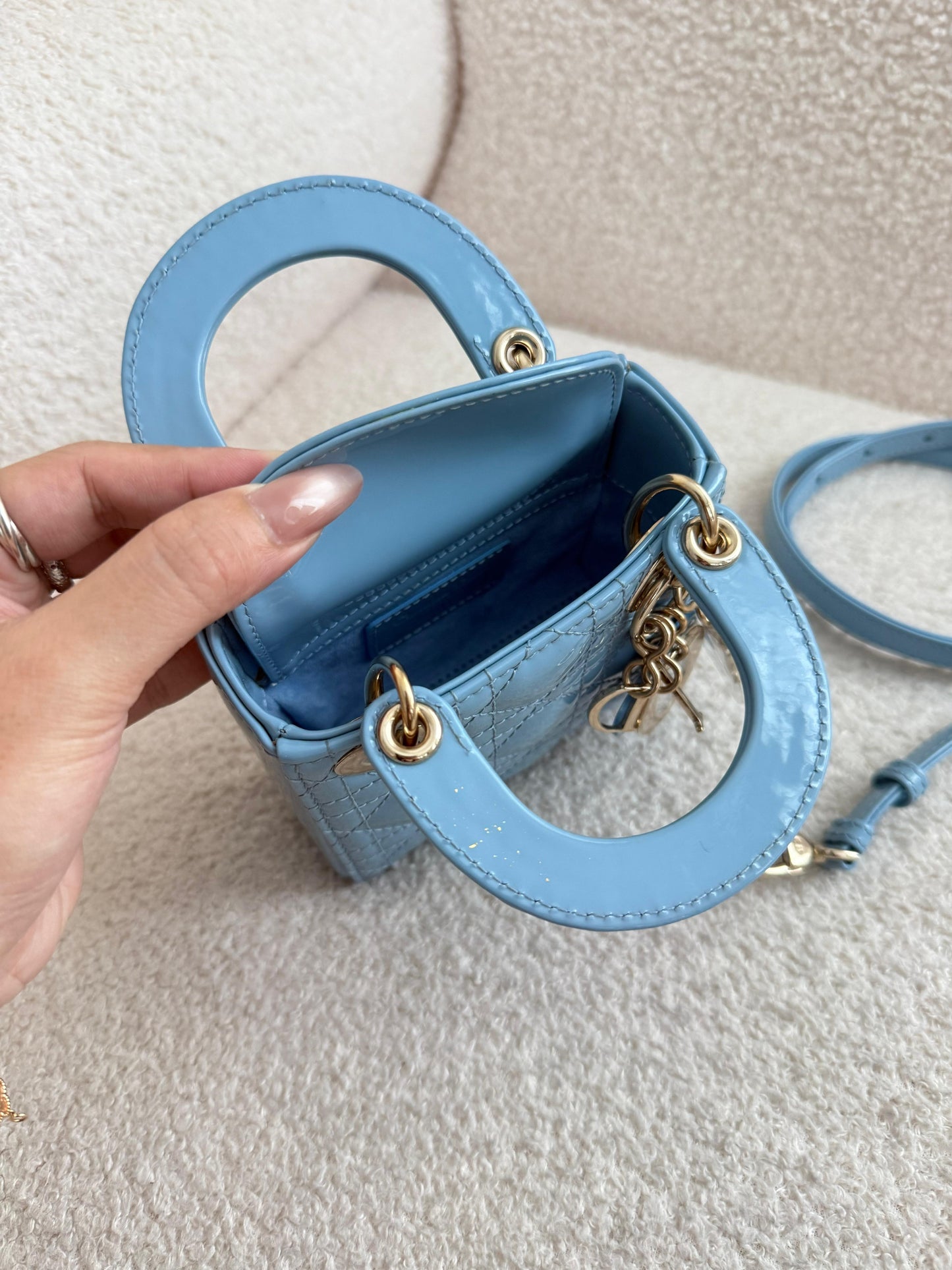 Christian Dior Micro Lady Dior Bag