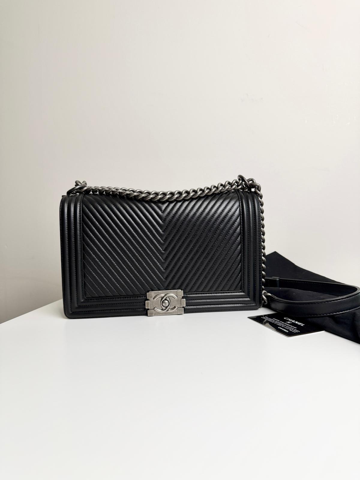 Chanel Medium Chevron New Boy Bag