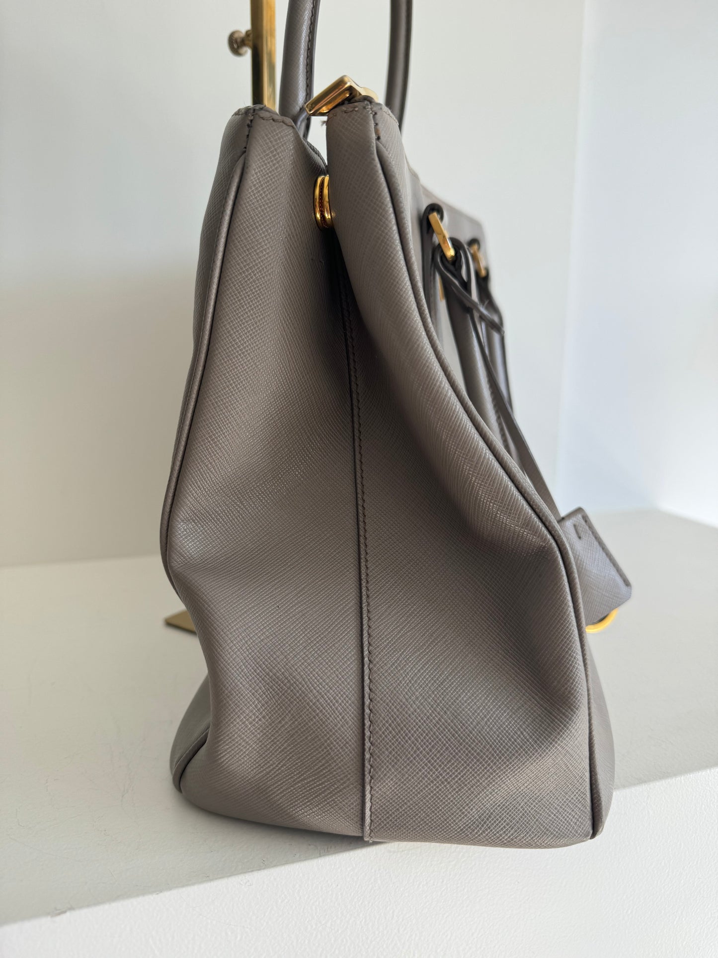 Prada Saffiano galleria tote, gray