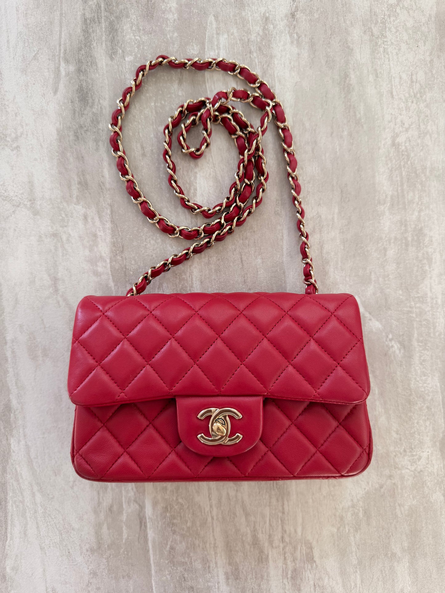 Chanel Classic Mini Rectangular Flap Bag, GHW