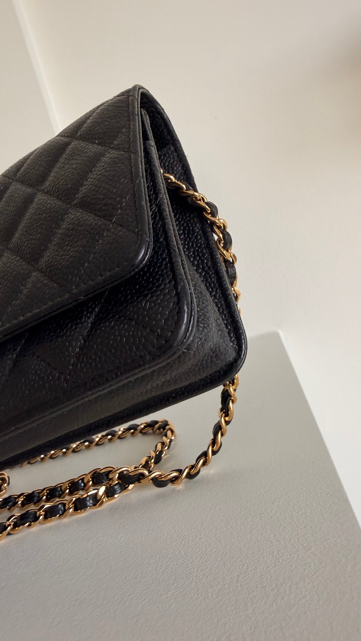Chanel Quilted Wallet On Chain
