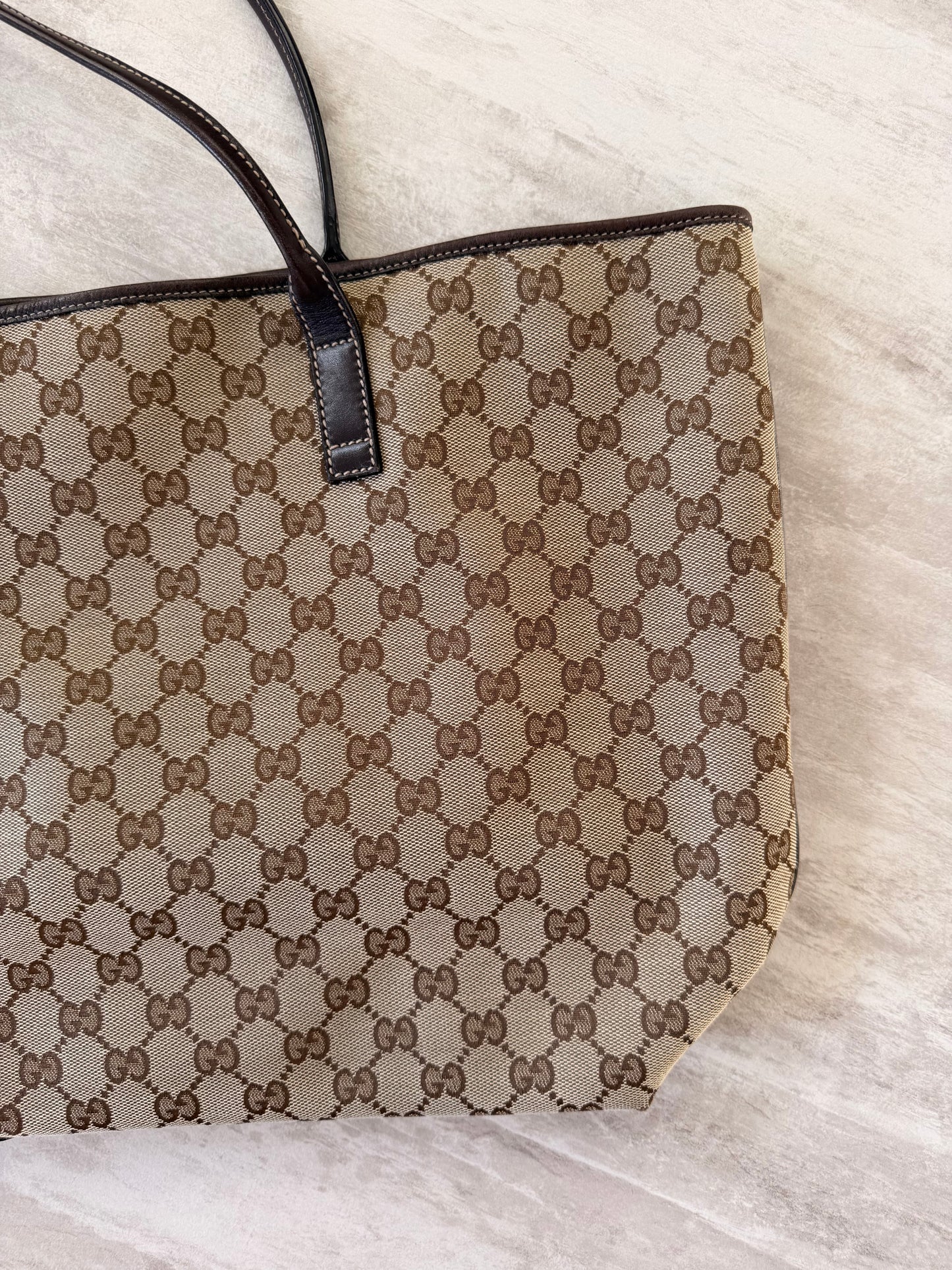 Gucci GG Canvas Britt Tote