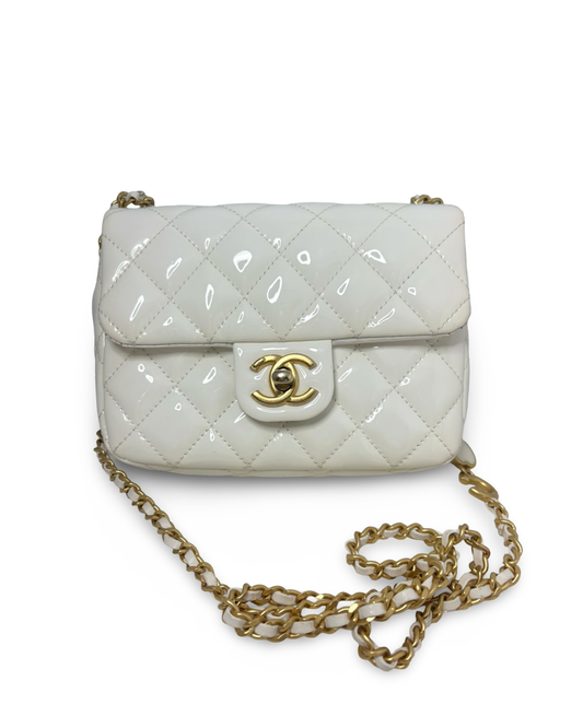 Chanel Patent Mini Square Flap Bag
