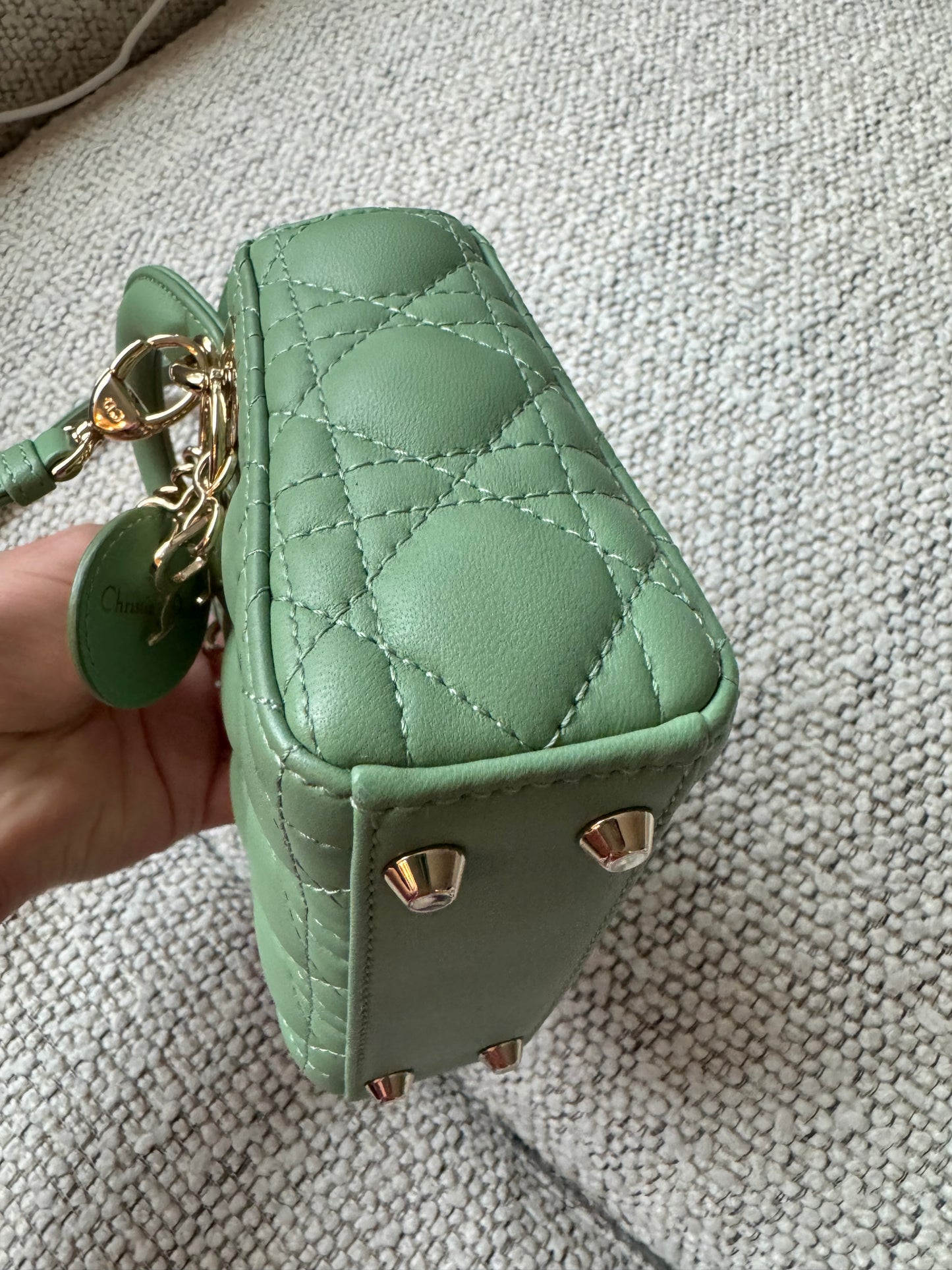 Christian Dior Lady Micro Bag , lmtd Edition Green